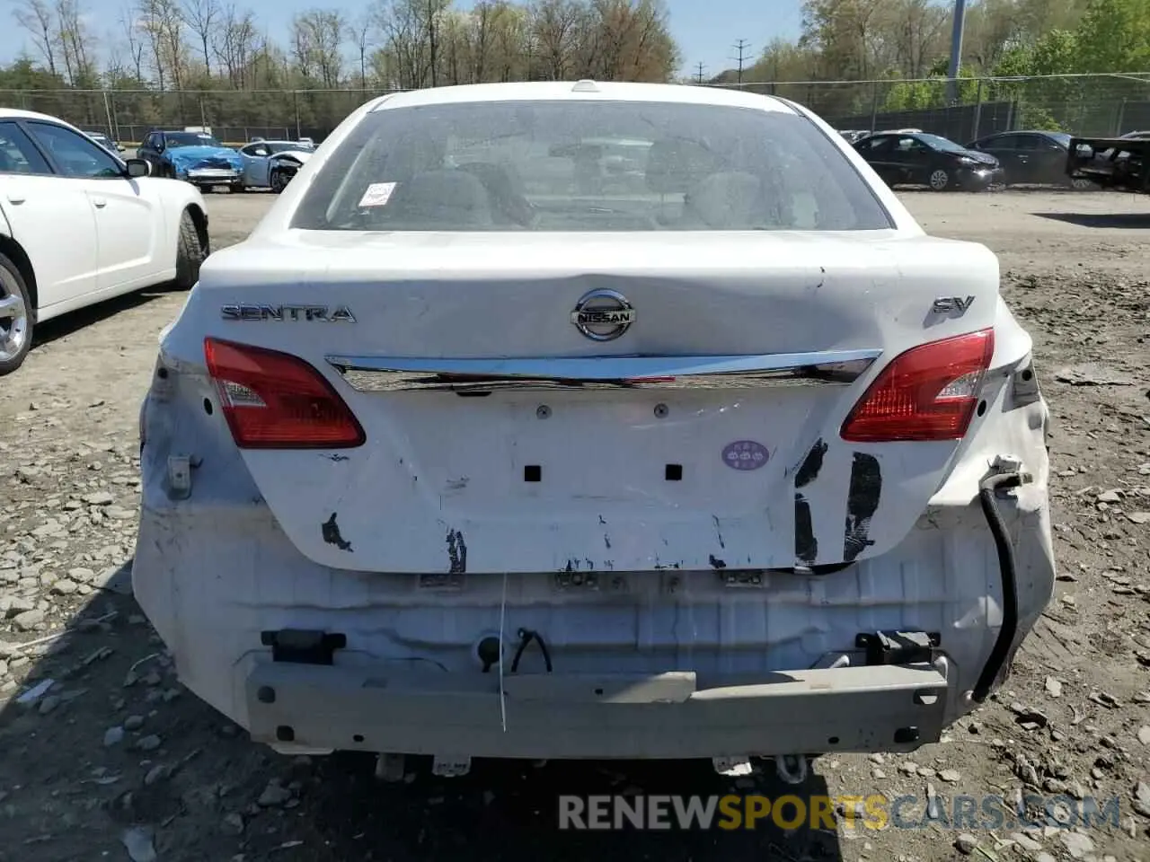 6 Photograph of a damaged car 3N1AB7APXKY315421 NISSAN SENTRA 2019