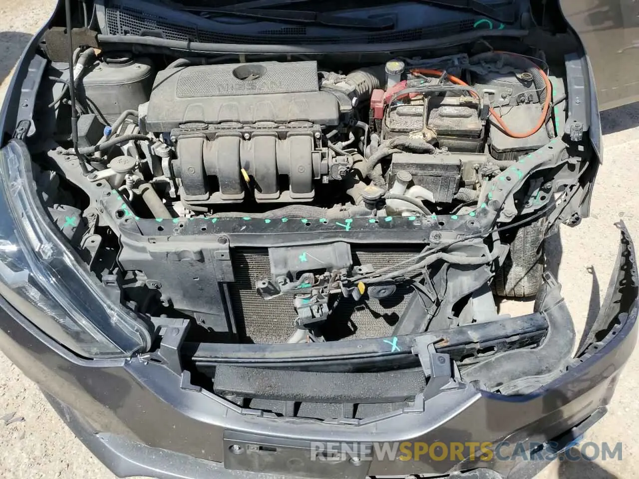 11 Фотография поврежденного автомобиля 3N1AB7APXKY318089 NISSAN SENTRA 2019