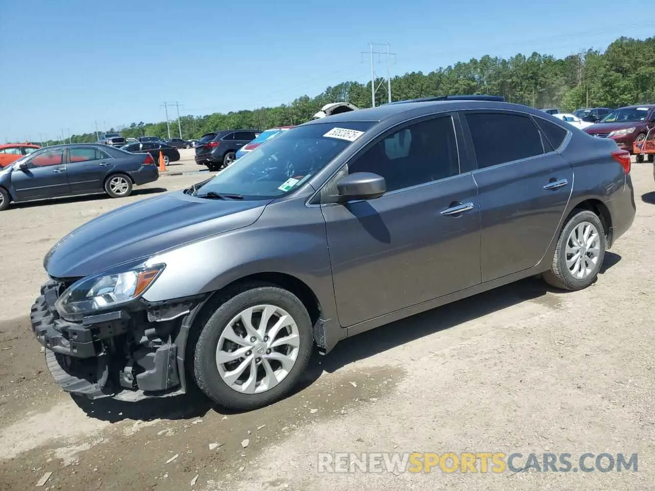 1 Фотография поврежденного автомобиля 3N1AB7APXKY326287 NISSAN SENTRA 2019