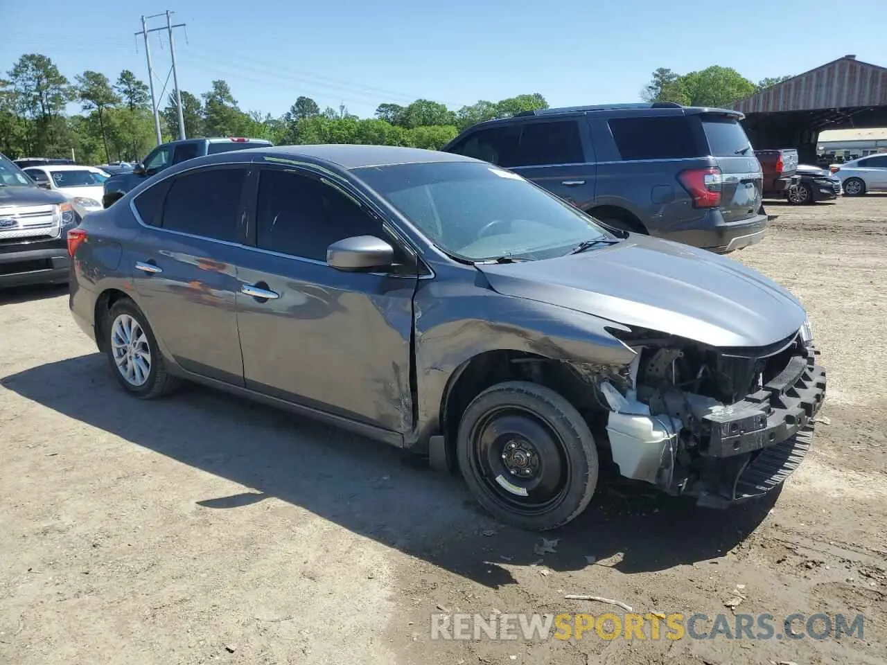 4 Фотография поврежденного автомобиля 3N1AB7APXKY326287 NISSAN SENTRA 2019