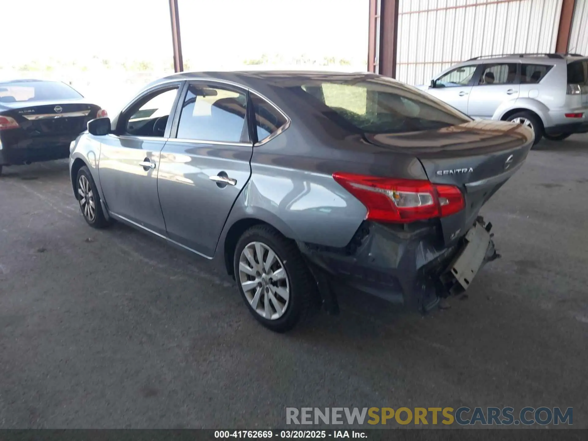 3 Photograph of a damaged car 3N1AB7APXKY330064 NISSAN SENTRA 2019