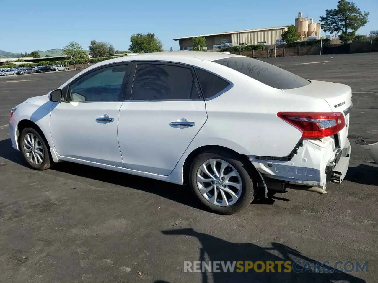 2 Photograph of a damaged car 3N1AB7APXKY349178 NISSAN SENTRA 2019