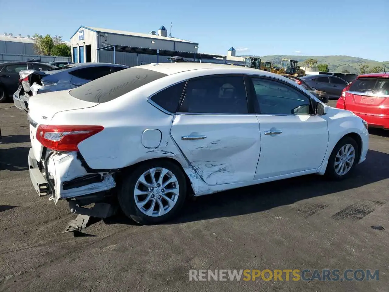 3 Photograph of a damaged car 3N1AB7APXKY349178 NISSAN SENTRA 2019