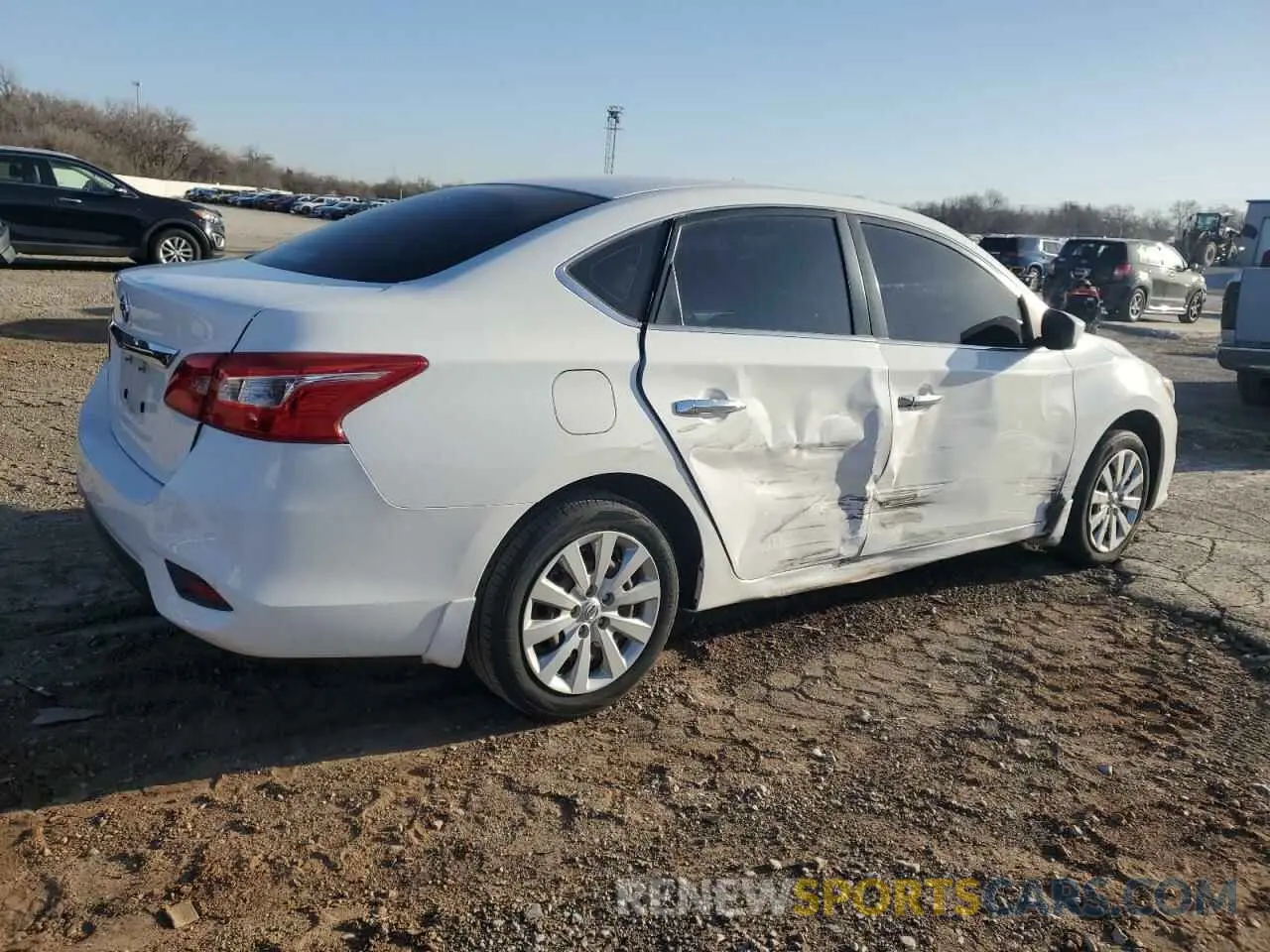 3 Photograph of a damaged car 3N1AB7APXKY366787 NISSAN SENTRA 2019