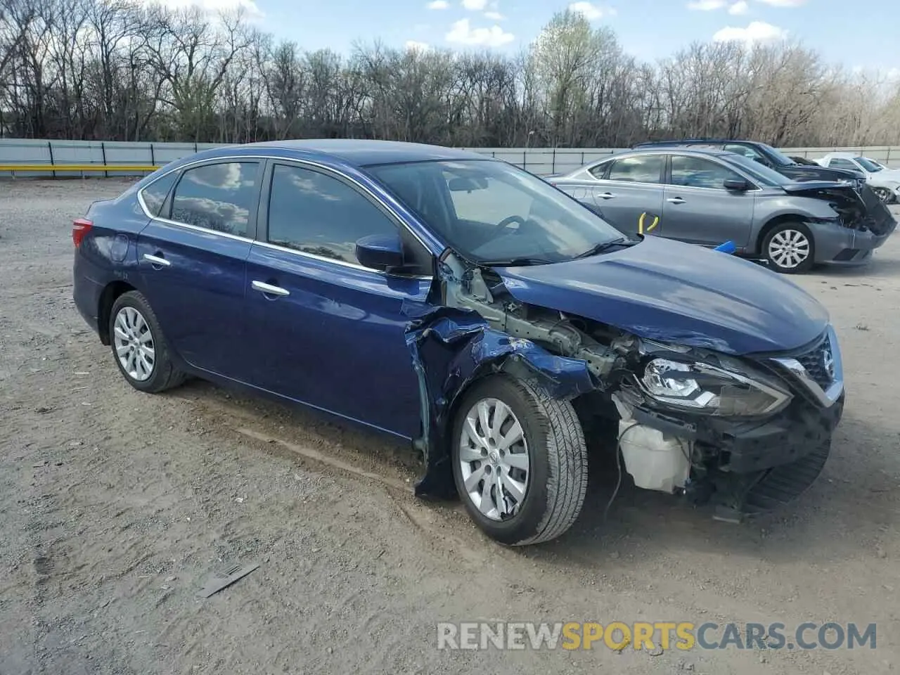 4 Фотография поврежденного автомобиля 3N1AB7APXKY366952 NISSAN SENTRA 2019