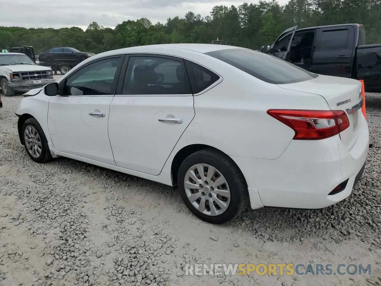 2 Photograph of a damaged car 3N1AB7APXKY367065 NISSAN SENTRA 2019