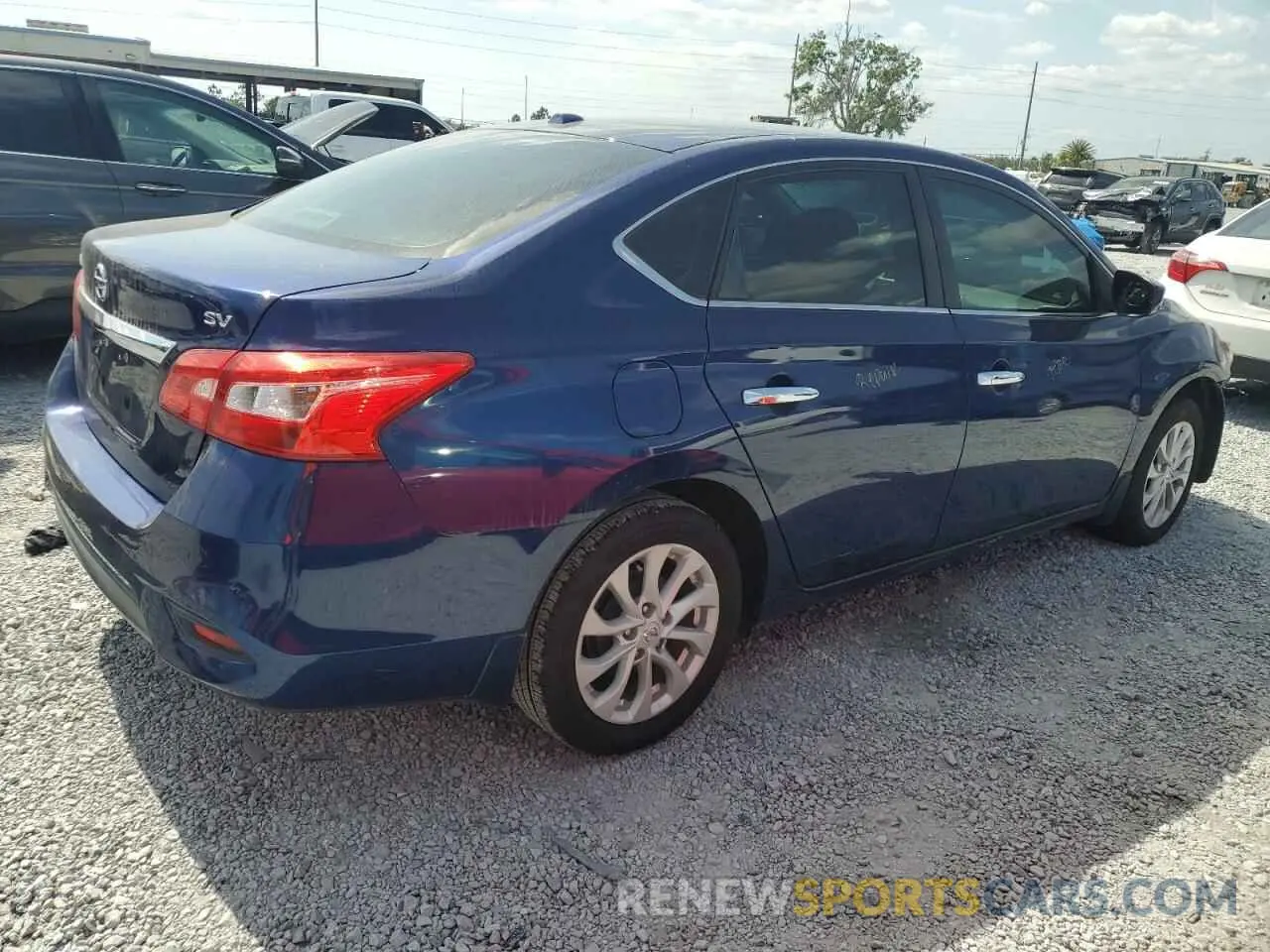 3 Photograph of a damaged car 3N1AB7APXKY378342 NISSAN SENTRA 2019