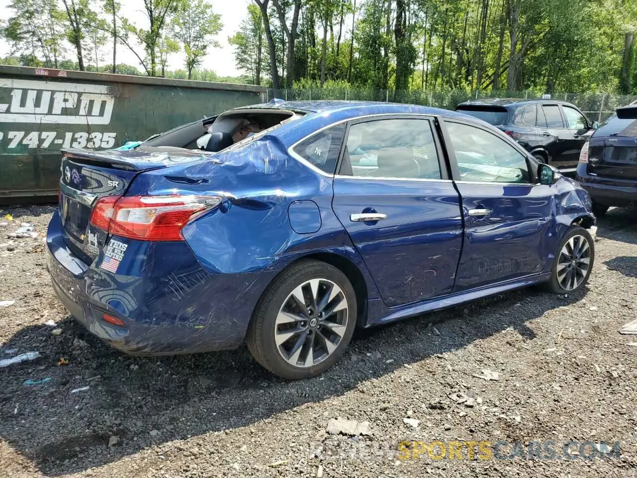 3 Фотография поврежденного автомобиля 3N1AB7APXKY379409 NISSAN SENTRA 2019