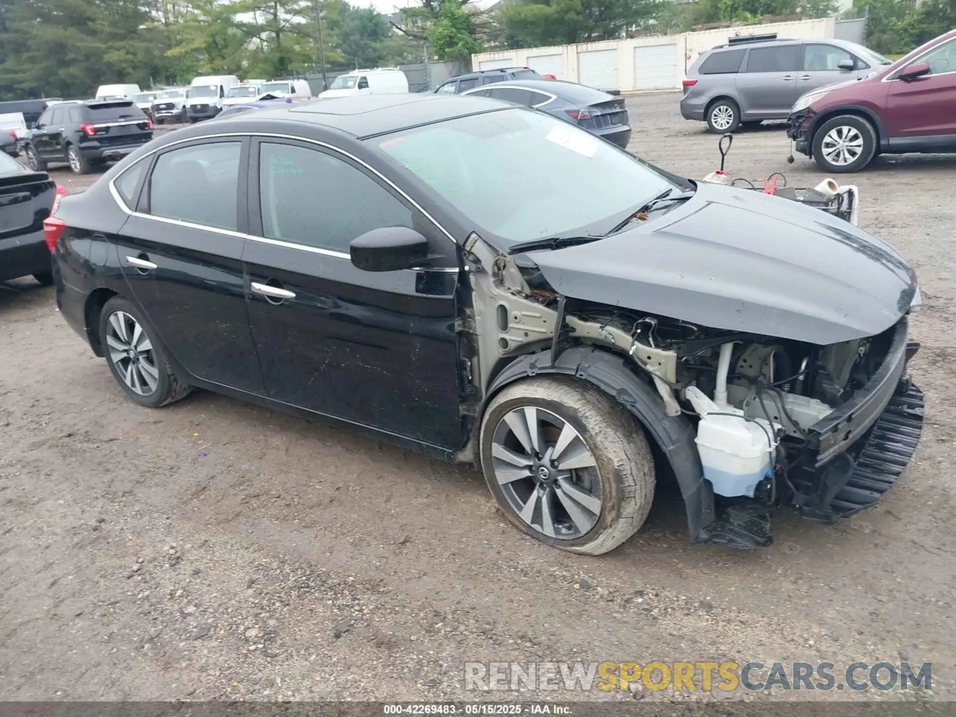 1 Фотография поврежденного автомобиля 3N1AB7APXKY393651 NISSAN SENTRA 2019