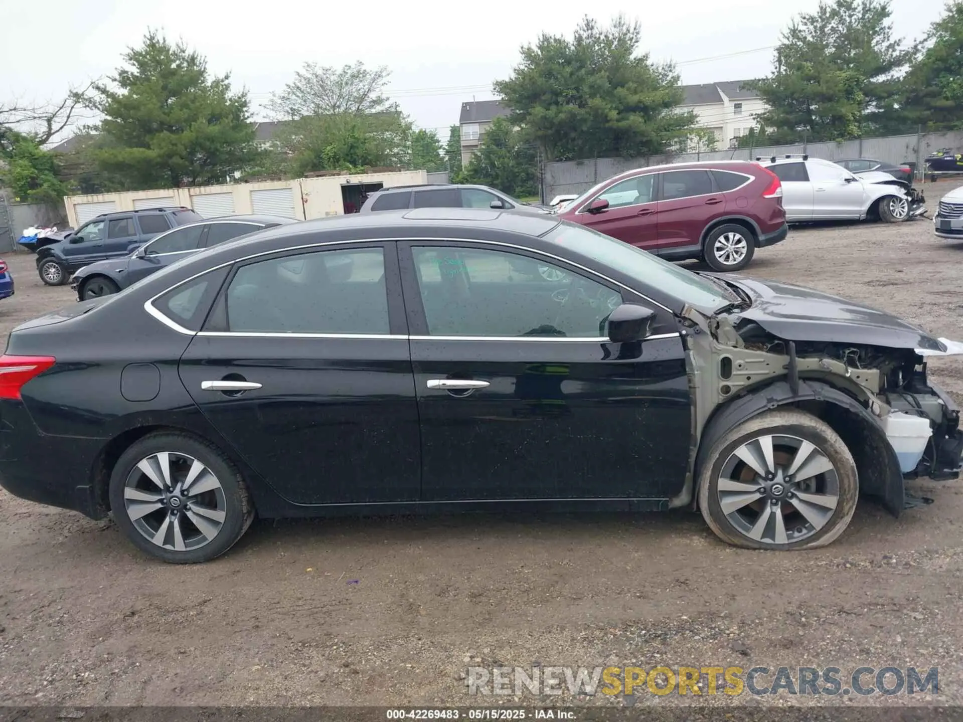 13 Фотография поврежденного автомобиля 3N1AB7APXKY393651 NISSAN SENTRA 2019
