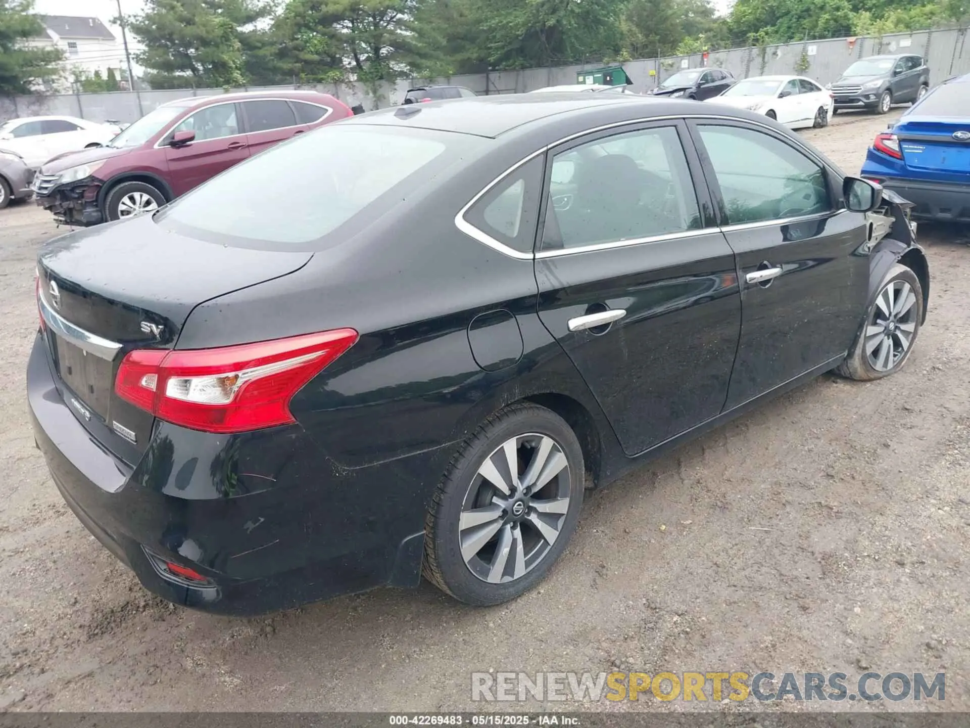 4 Фотография поврежденного автомобиля 3N1AB7APXKY393651 NISSAN SENTRA 2019