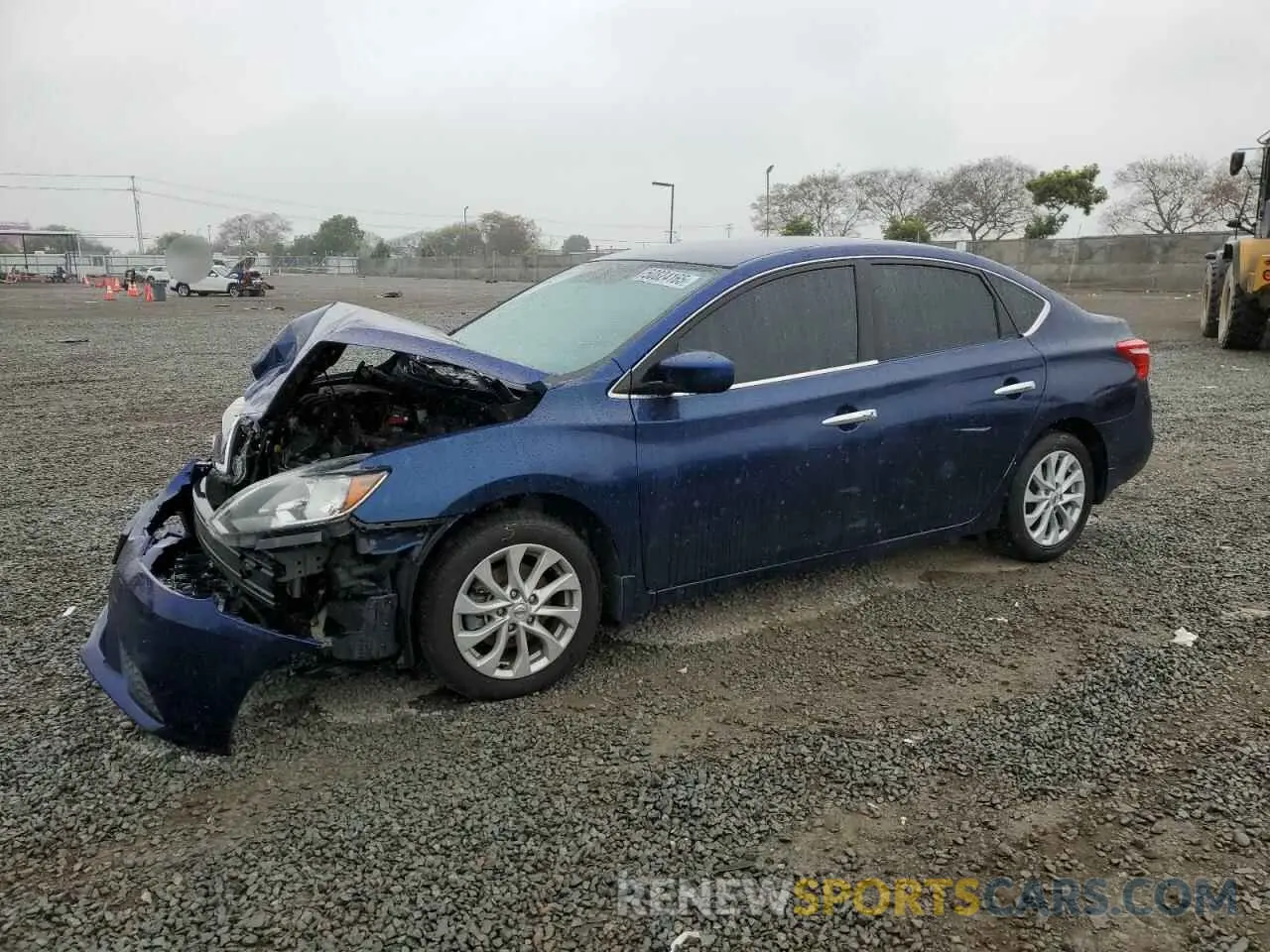 1 Photograph of a damaged car 3N1AB7APXKY402591 NISSAN SENTRA 2019