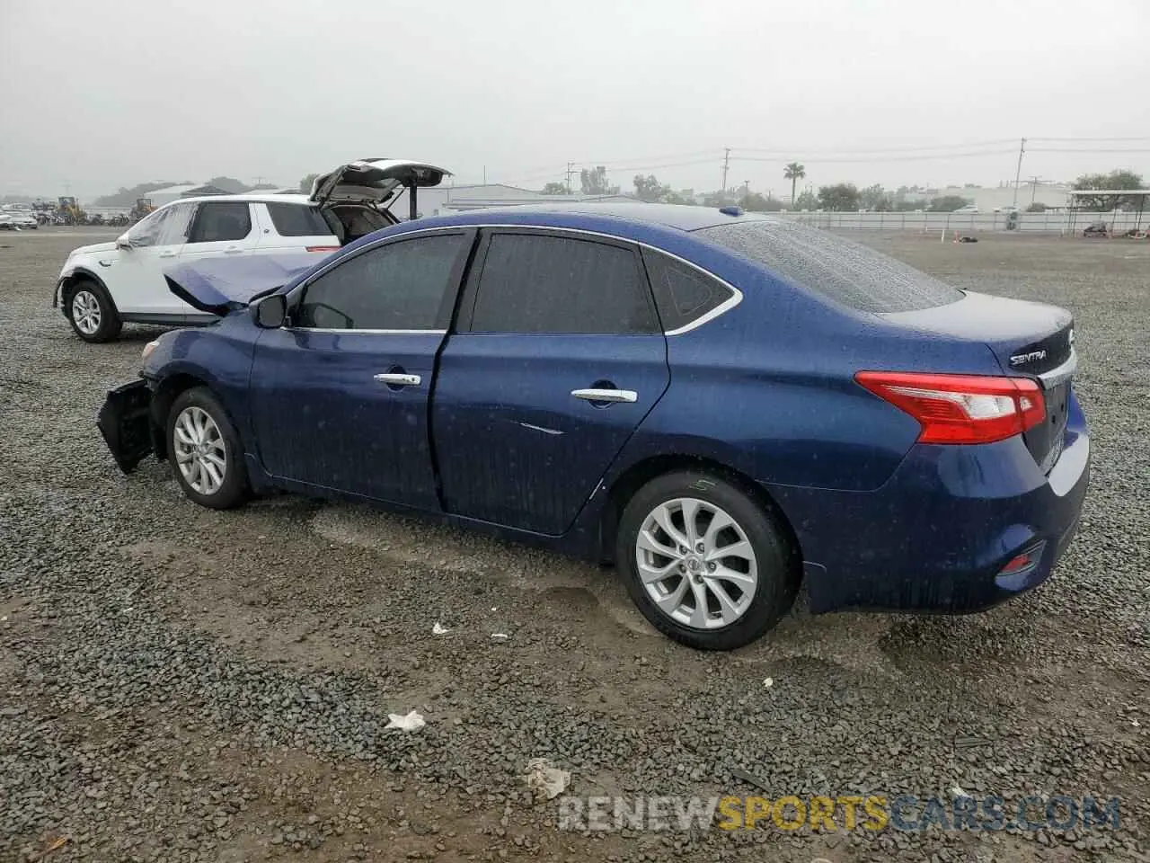 2 Photograph of a damaged car 3N1AB7APXKY402591 NISSAN SENTRA 2019