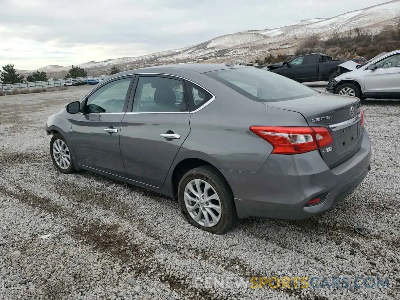 2 Photograph of a damaged car 3N1AB7APXKY417673 NISSAN SENTRA 2019