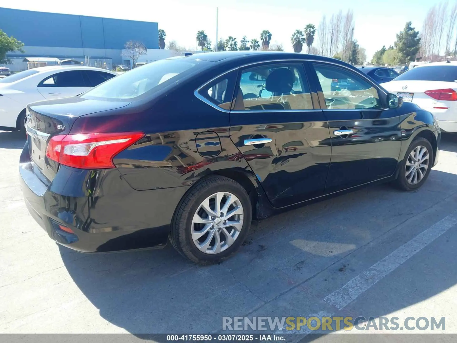 4 Photograph of a damaged car 3N1AB7APXKY434084 NISSAN SENTRA 2019