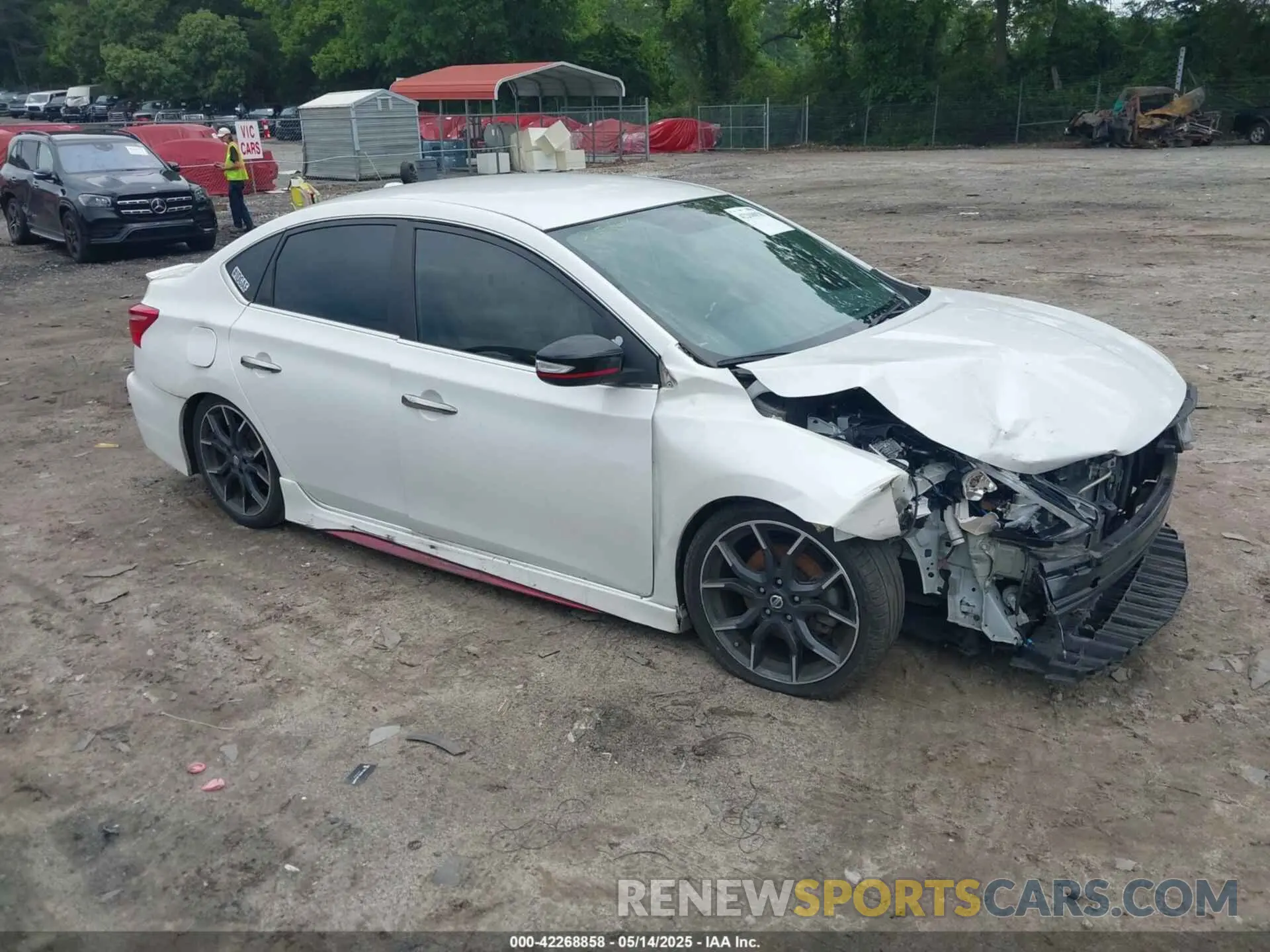 1 Photograph of a damaged car 3N1CB7AP6KY399441 NISSAN SENTRA 2019
