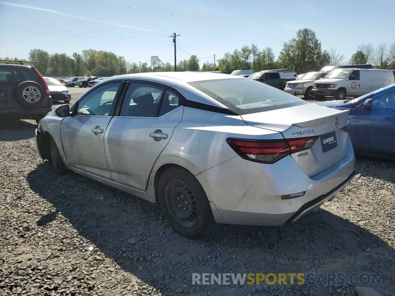 2 Photograph of a damaged car 3N1AB8BV0LY254469 NISSAN SENTRA 2020