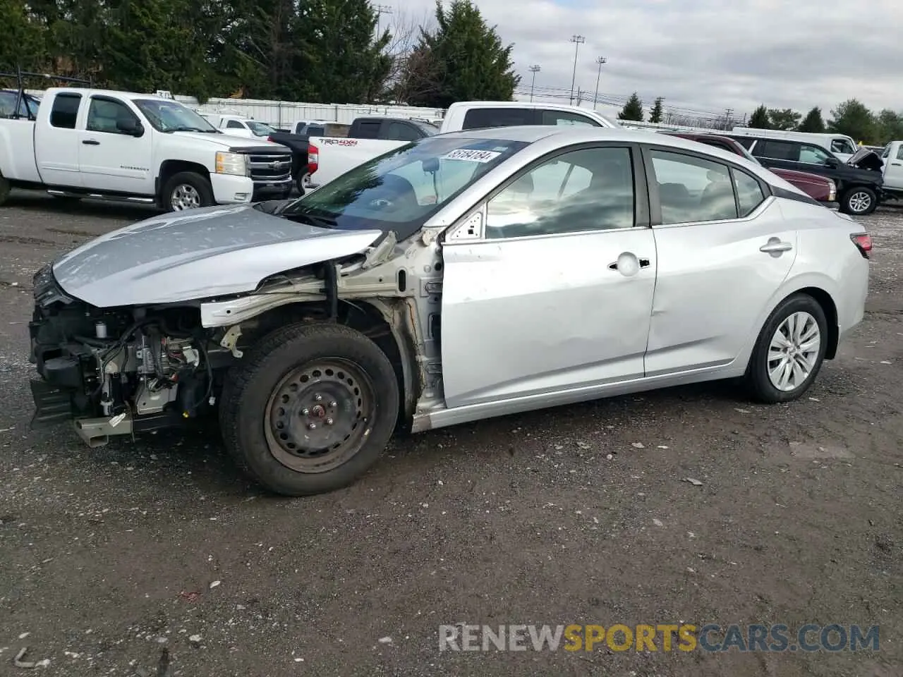 1 Photograph of a damaged car 3N1AB8BV0LY277329 NISSAN SENTRA 2020