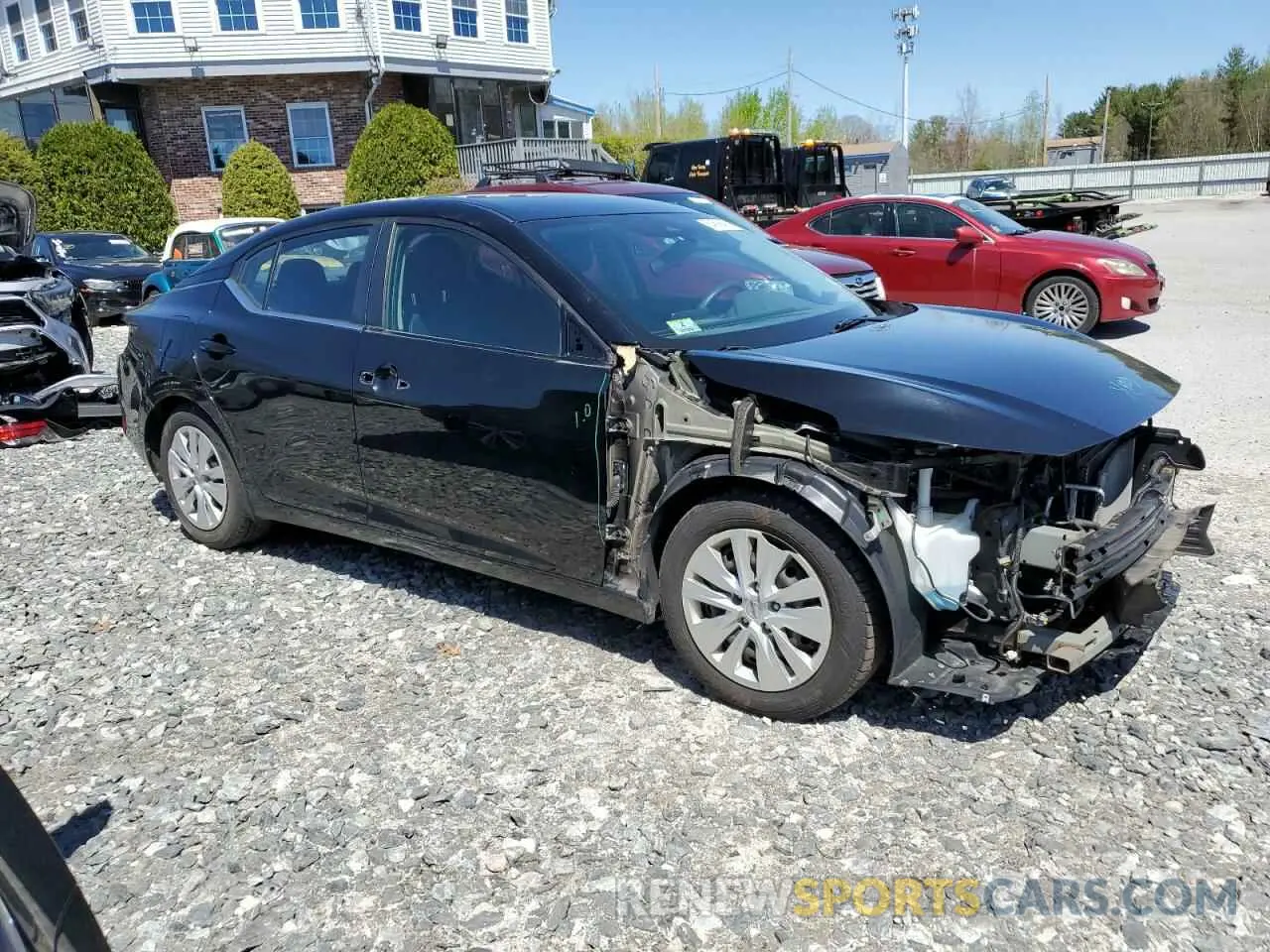 4 Photograph of a damaged car 3N1AB8BV1LY226275 NISSAN SENTRA 2020