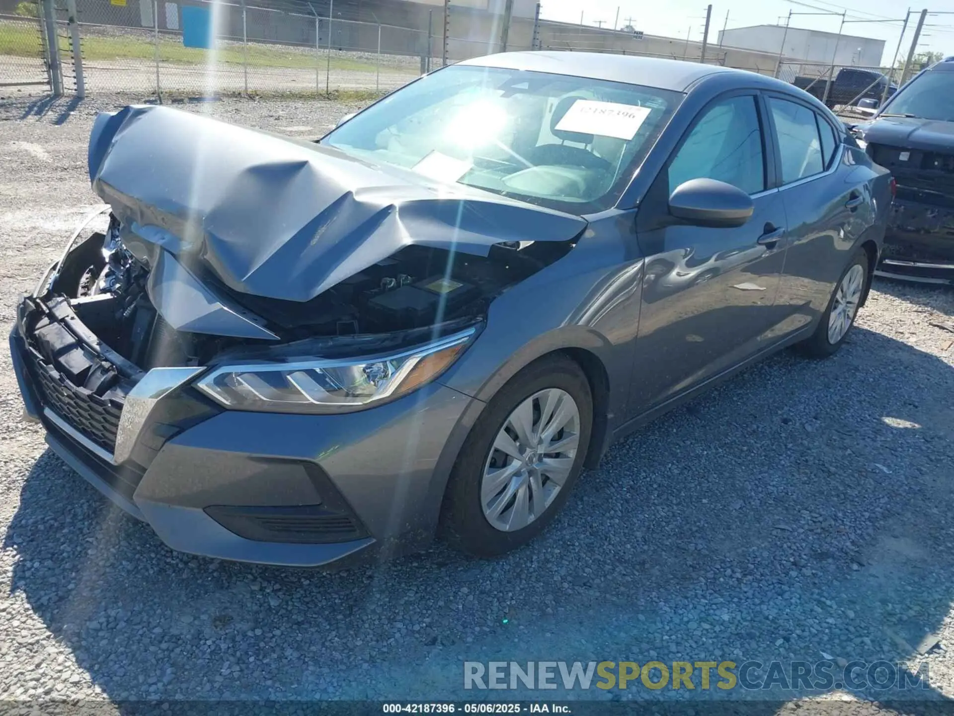2 Photograph of a damaged car 3N1AB8BV1LY308099 NISSAN SENTRA 2020