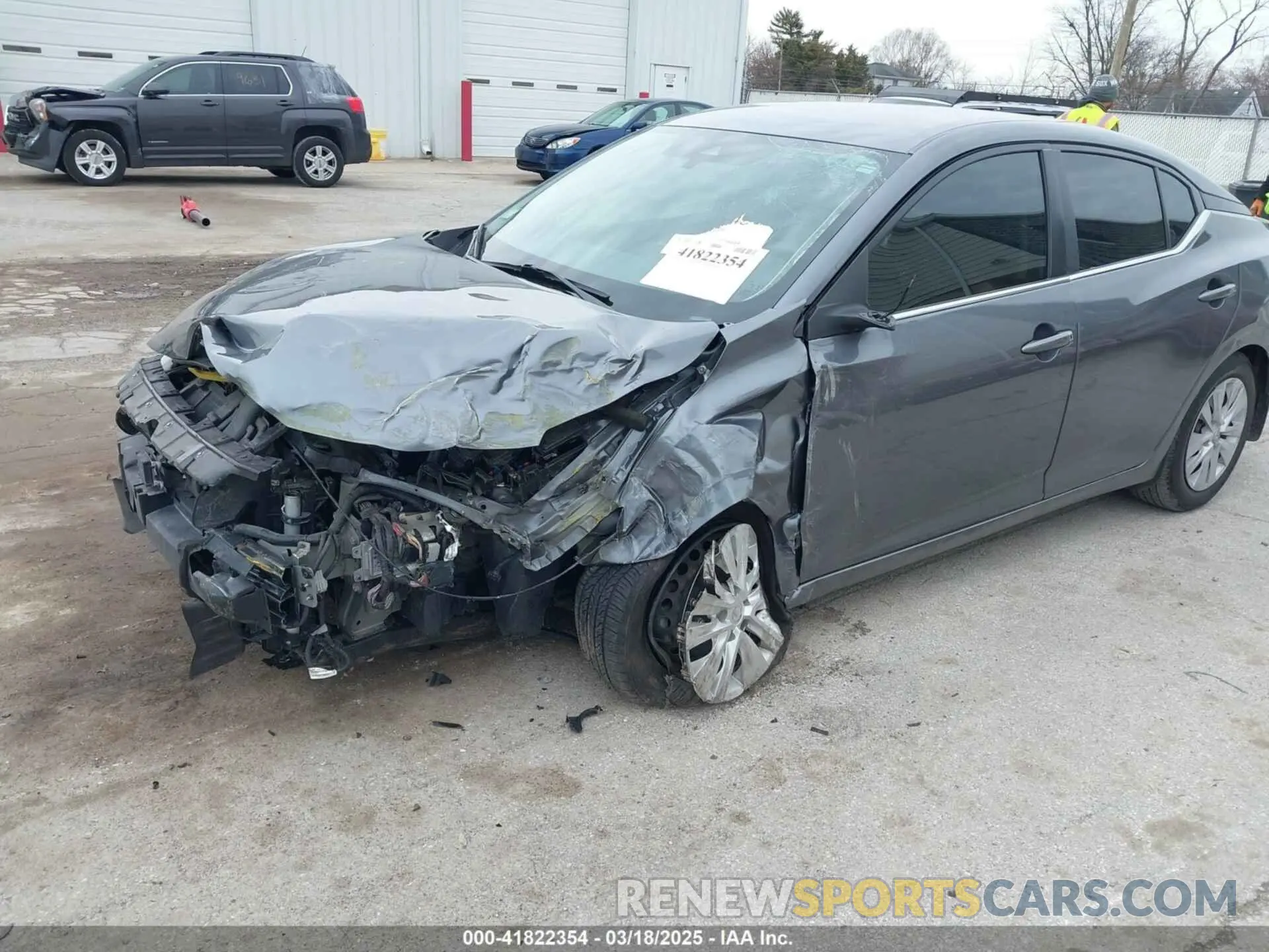 2 Photograph of a damaged car 3N1AB8BV2LY255414 NISSAN SENTRA 2020