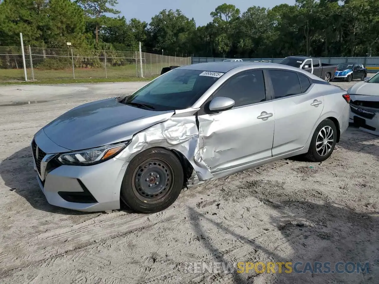 1 Photograph of a damaged car 3N1AB8BV2LY268129 NISSAN SENTRA 2020