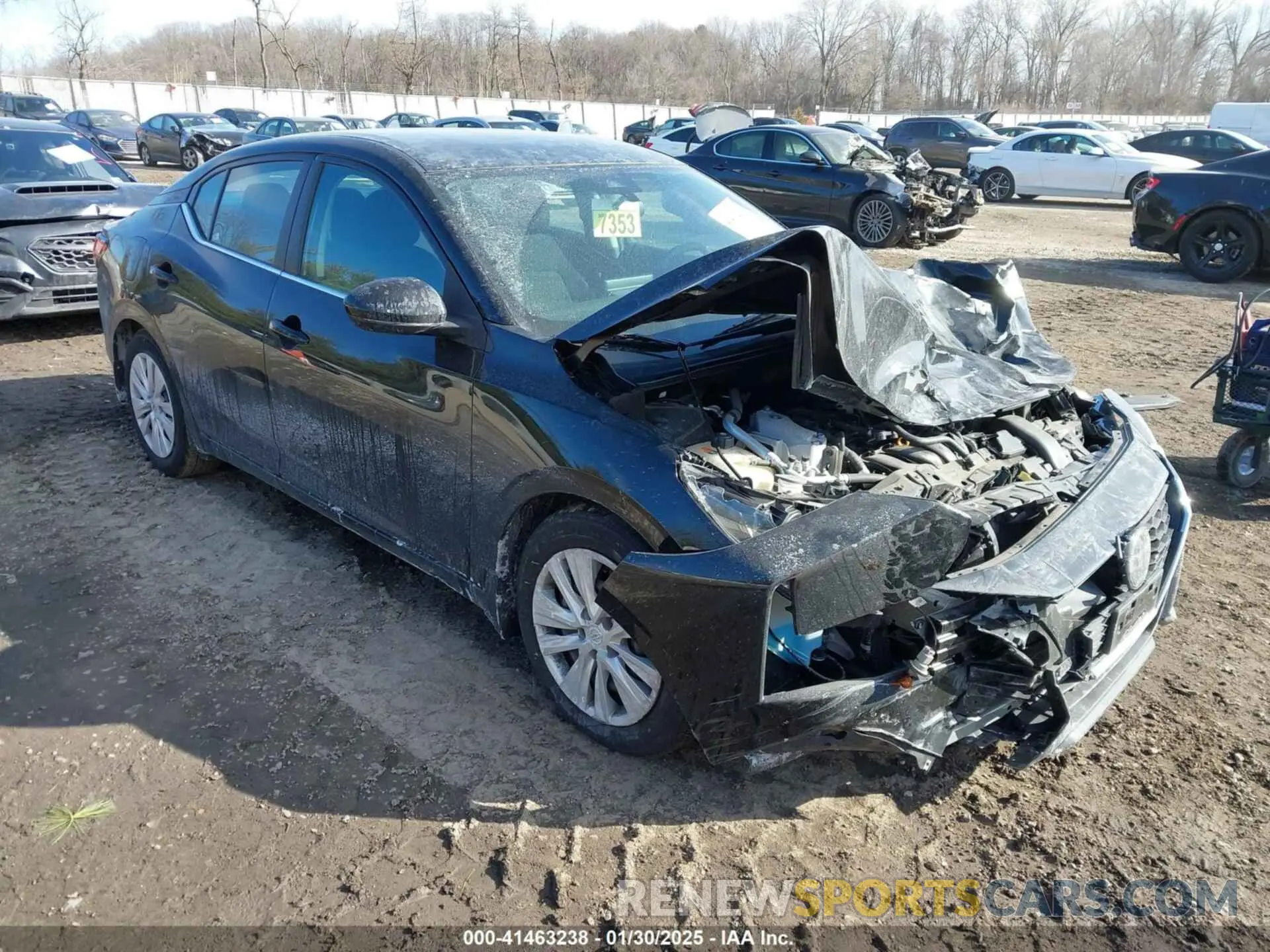 1 Photograph of a damaged car 3N1AB8BV2LY286257 NISSAN SENTRA 2020