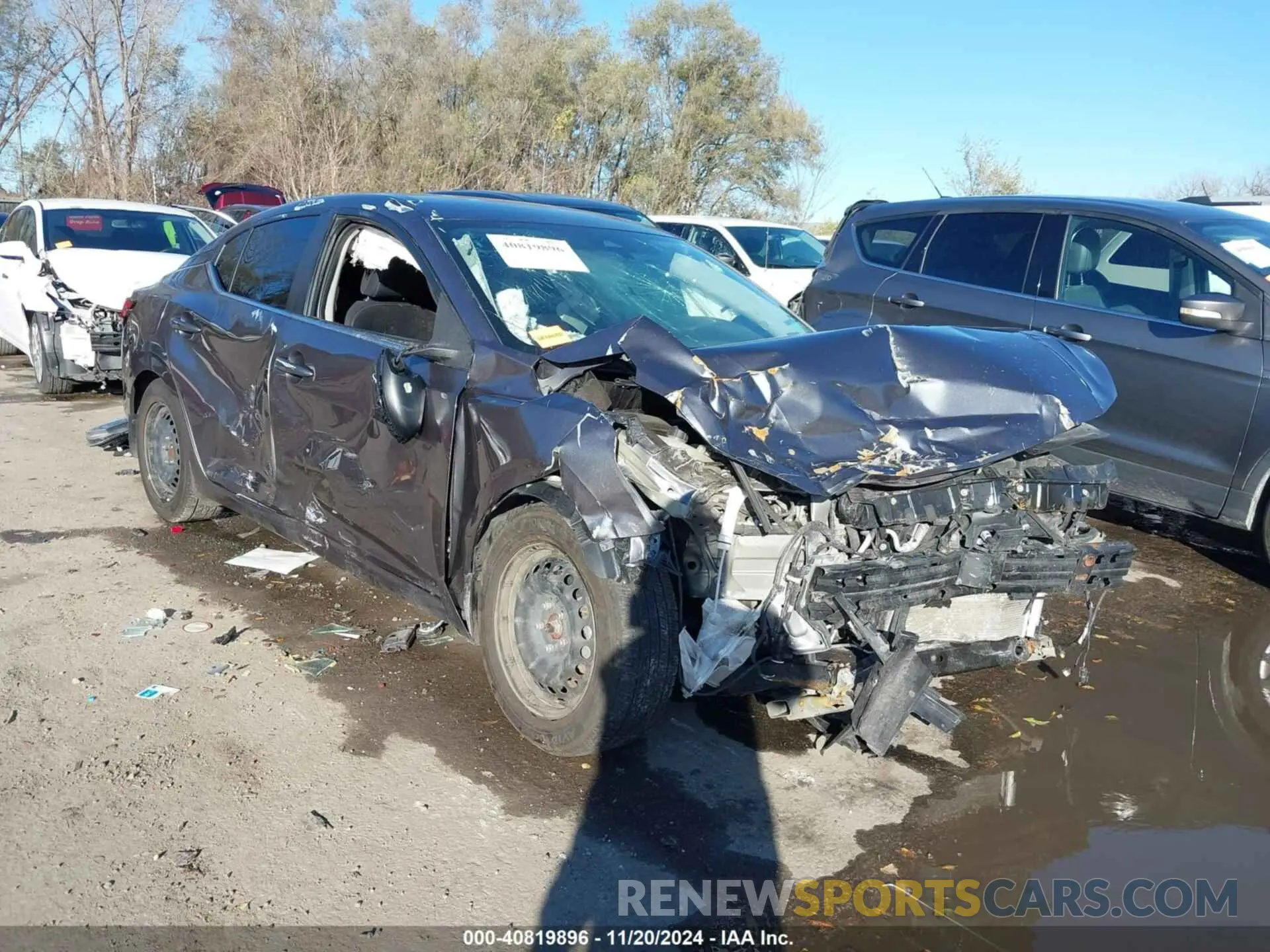 1 Фотография поврежденного автомобиля 3N1AB8BV2LY305972 NISSAN SENTRA 2020