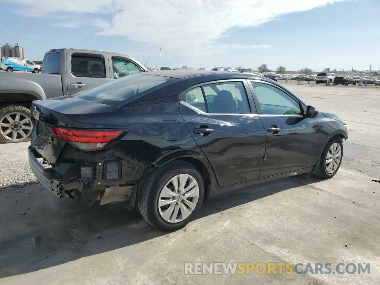3 Photograph of a damaged car 3N1AB8BV3LY206111 NISSAN SENTRA 2020