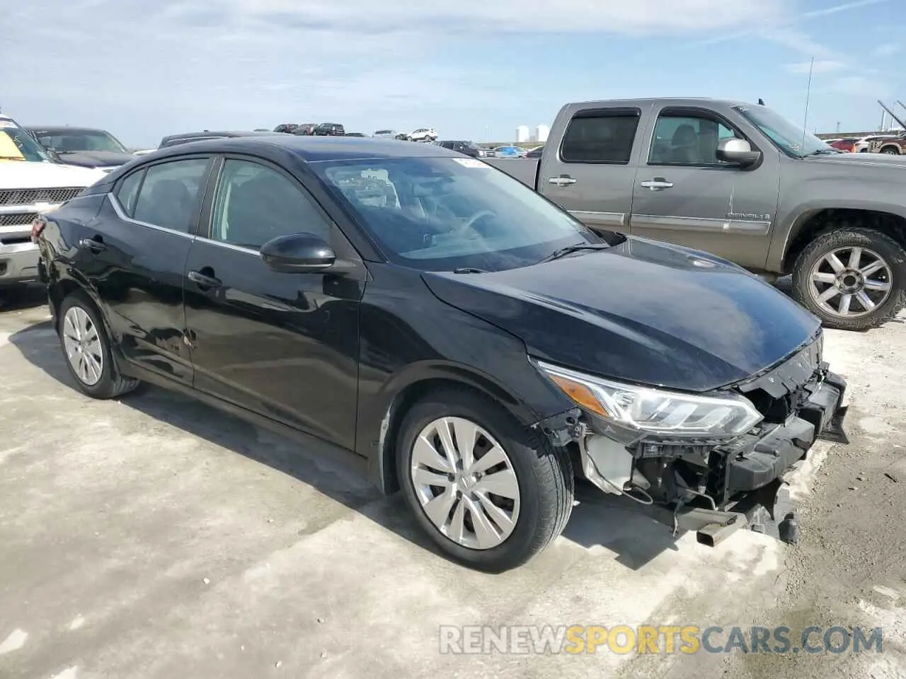 4 Photograph of a damaged car 3N1AB8BV3LY206111 NISSAN SENTRA 2020