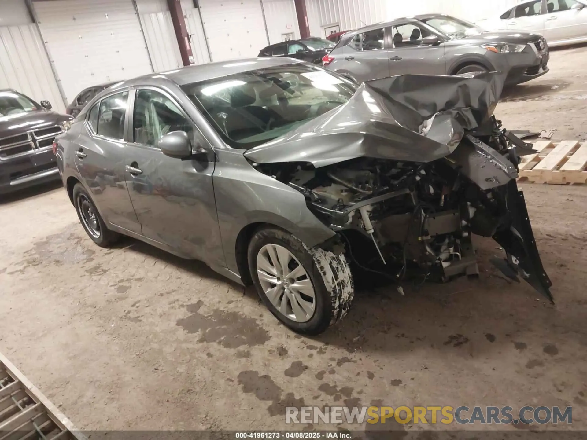 1 Photograph of a damaged car 3N1AB8BV3LY206433 NISSAN SENTRA 2020
