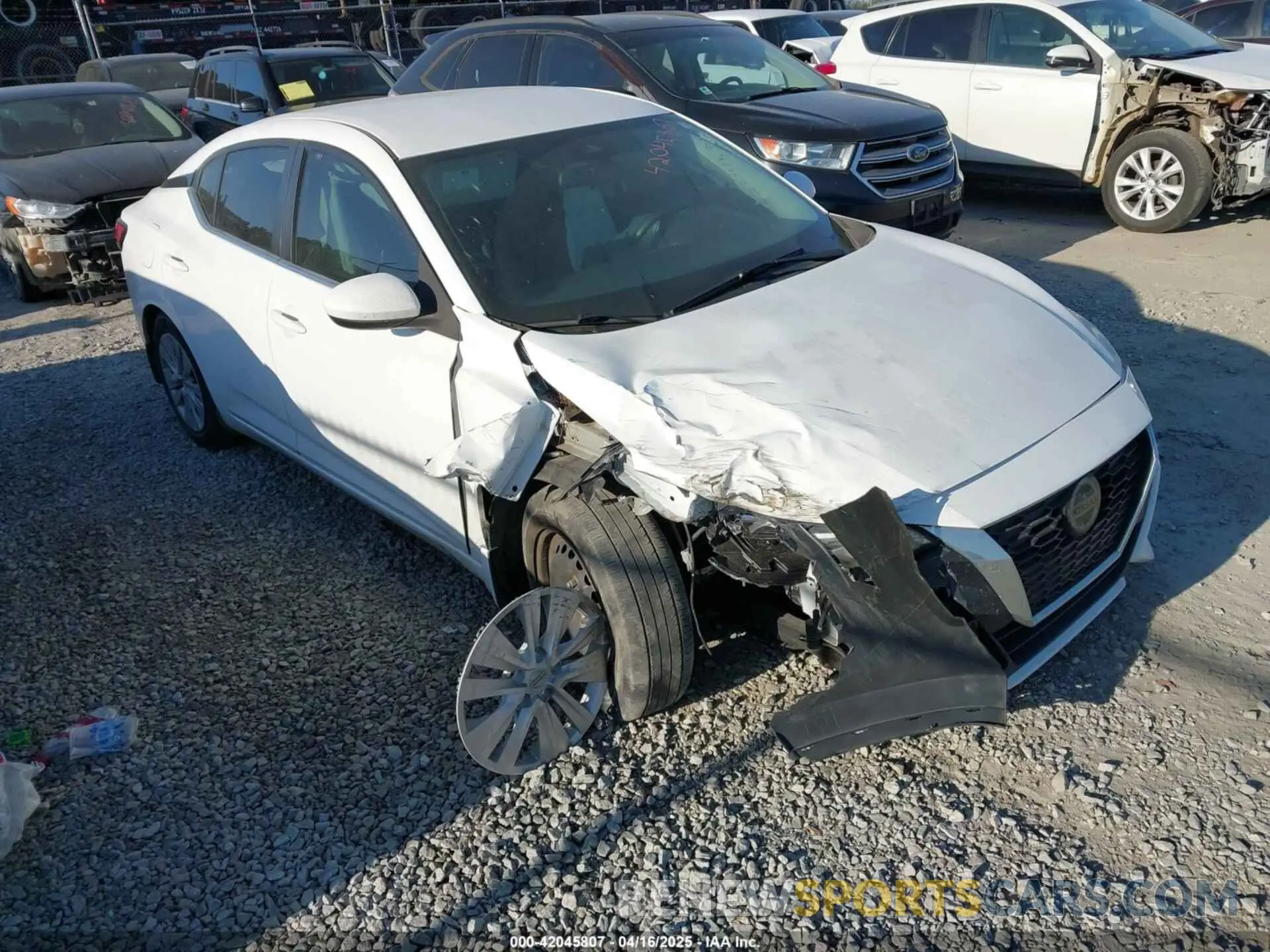 1 Photograph of a damaged car 3N1AB8BV3LY292312 NISSAN SENTRA 2020