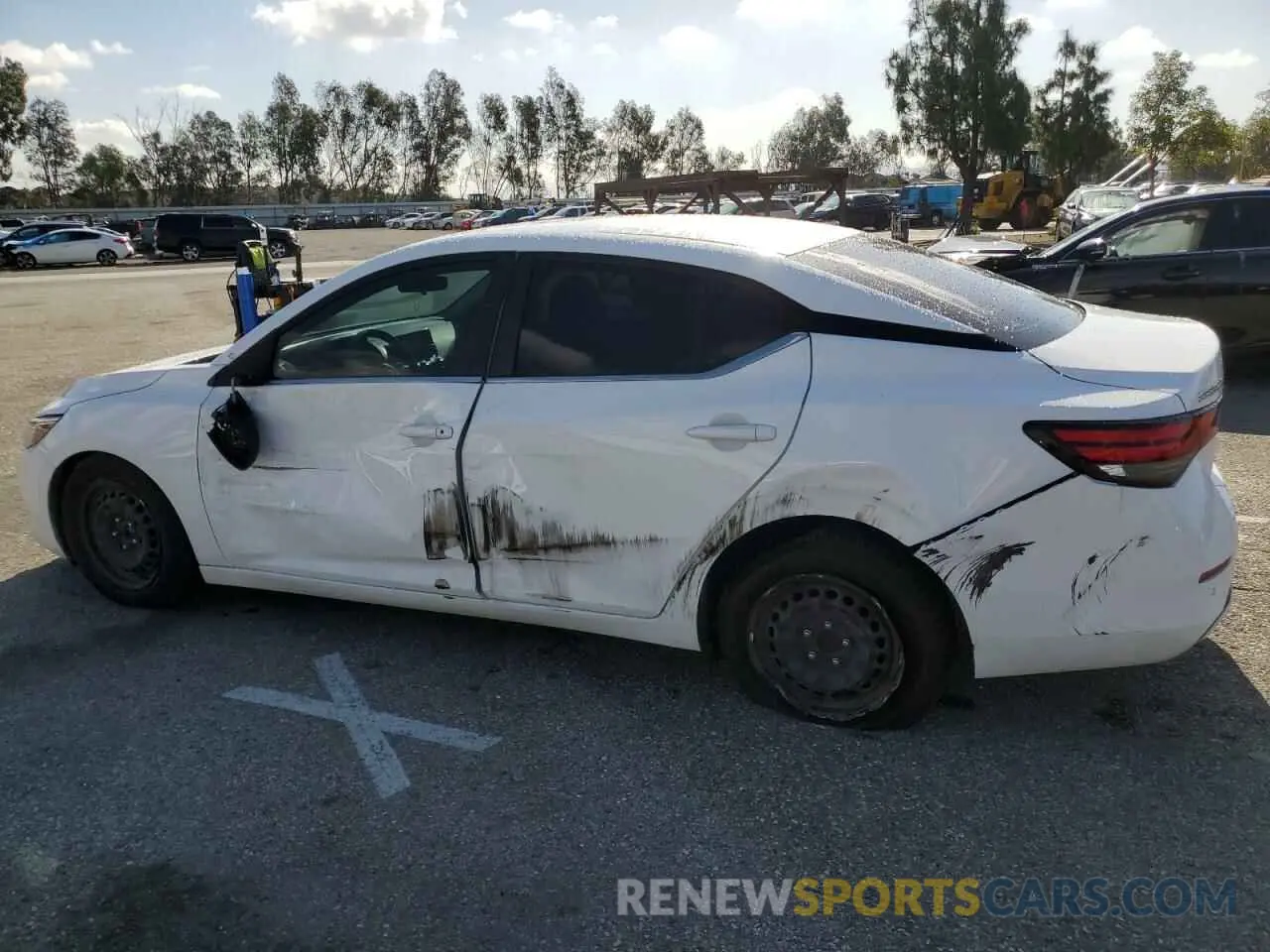 2 Photograph of a damaged car 3N1AB8BV4LY220180 NISSAN SENTRA 2020