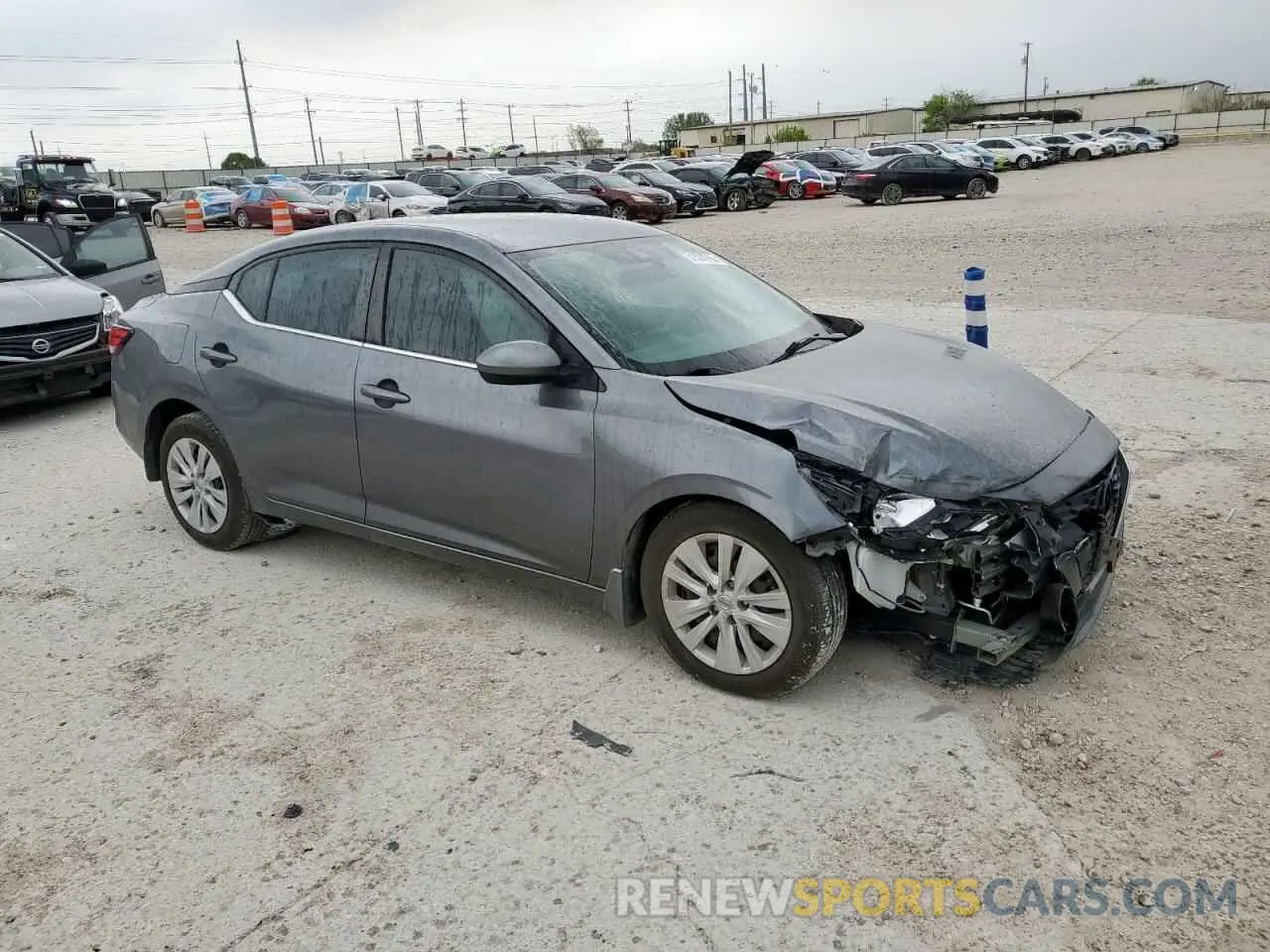 4 Photograph of a damaged car 3N1AB8BV4LY234757 NISSAN SENTRA 2020