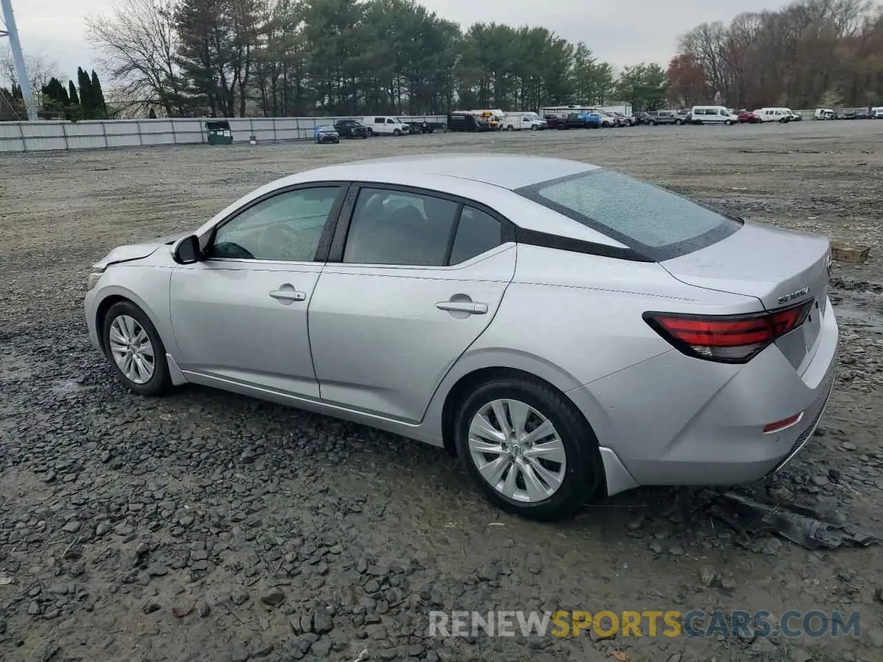 2 Photograph of a damaged car 3N1AB8BV4LY251820 NISSAN SENTRA 2020