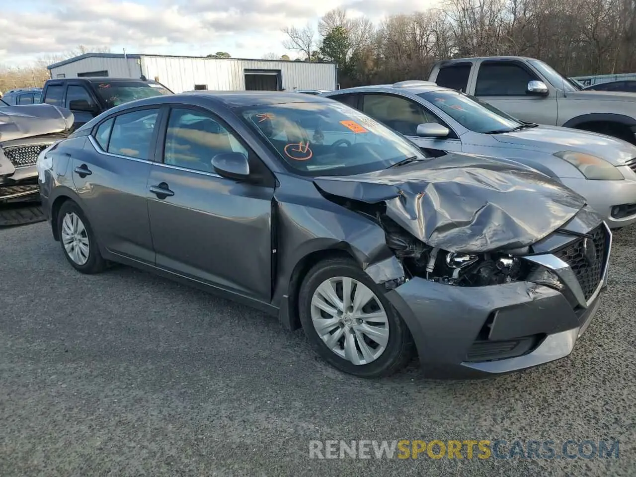 4 Photograph of a damaged car 3N1AB8BV5LY215750 NISSAN SENTRA 2020