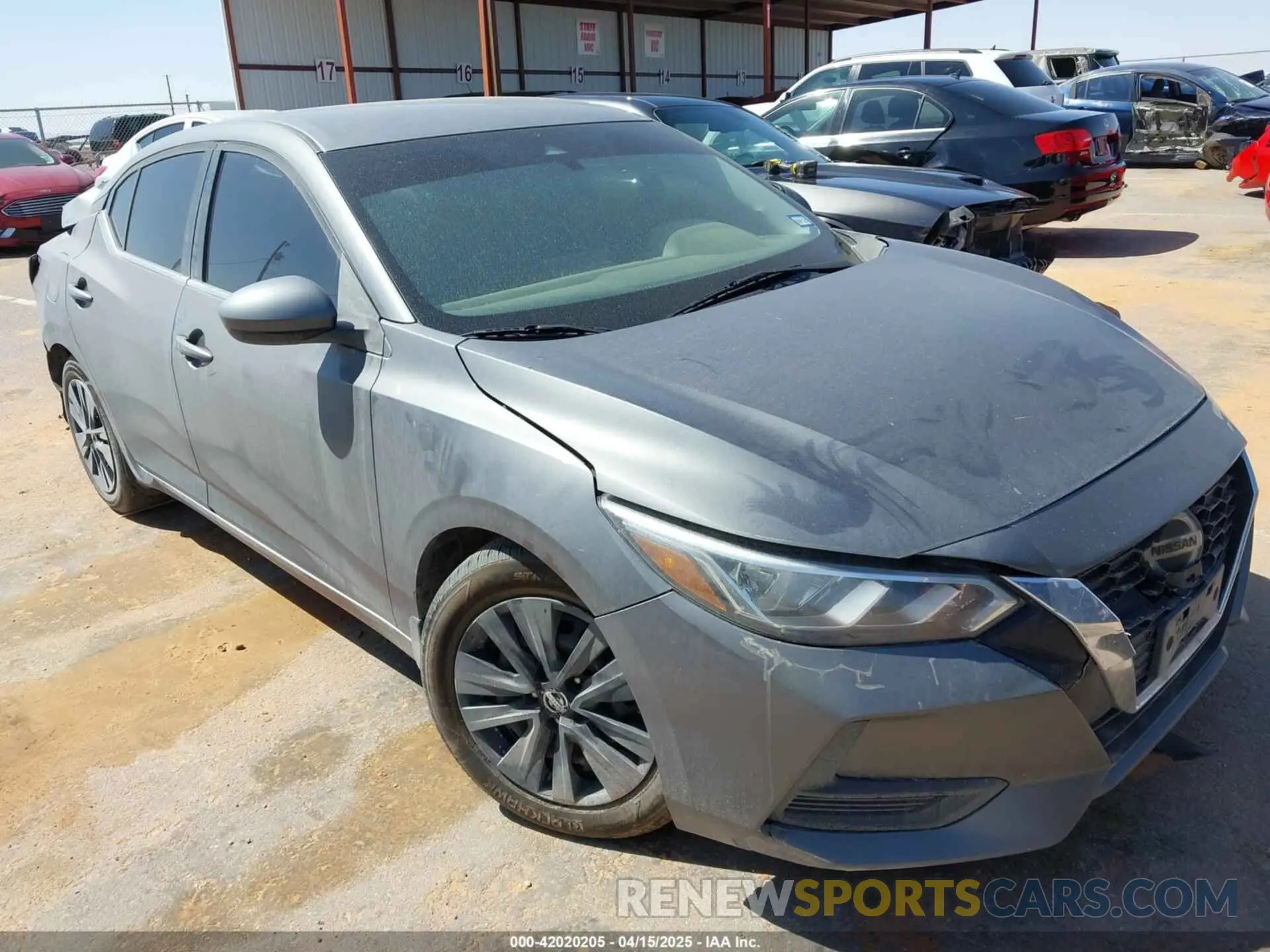 1 Фотография поврежденного автомобиля 3N1AB8BV5LY273633 NISSAN SENTRA 2020