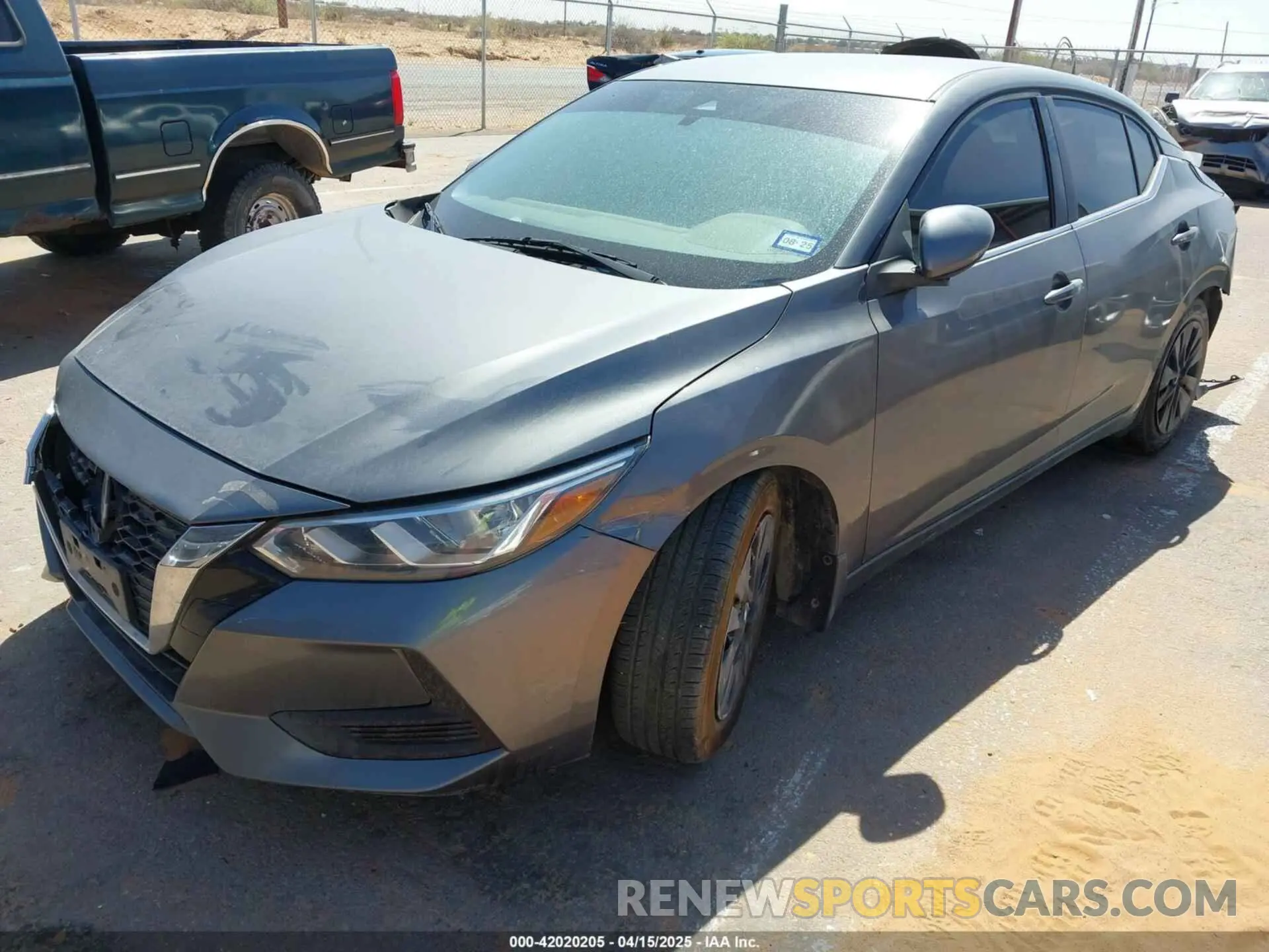2 Фотография поврежденного автомобиля 3N1AB8BV5LY273633 NISSAN SENTRA 2020