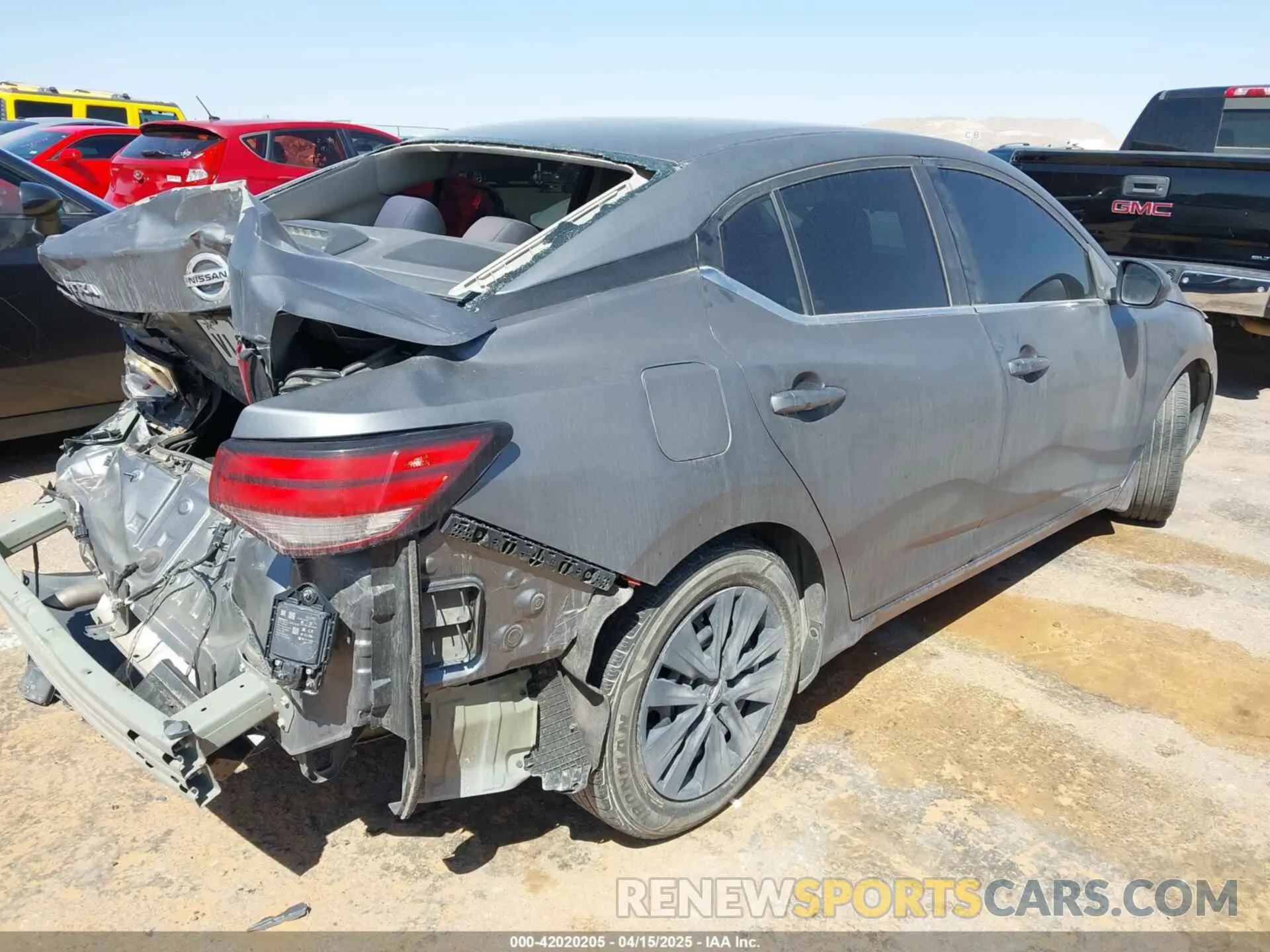 4 Фотография поврежденного автомобиля 3N1AB8BV5LY273633 NISSAN SENTRA 2020