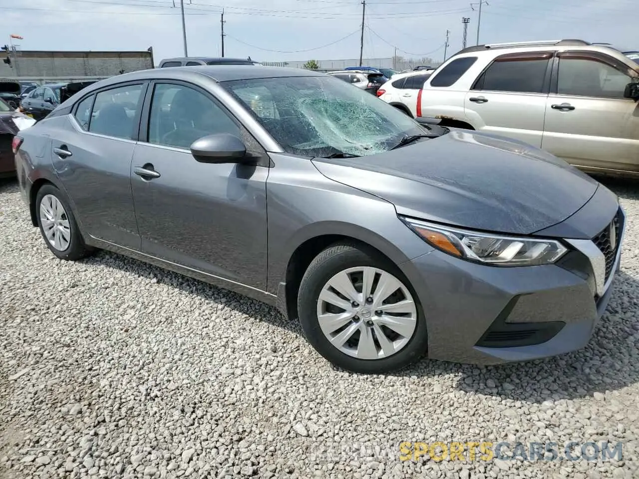 4 Photograph of a damaged car 3N1AB8BV5LY299889 NISSAN SENTRA 2020
