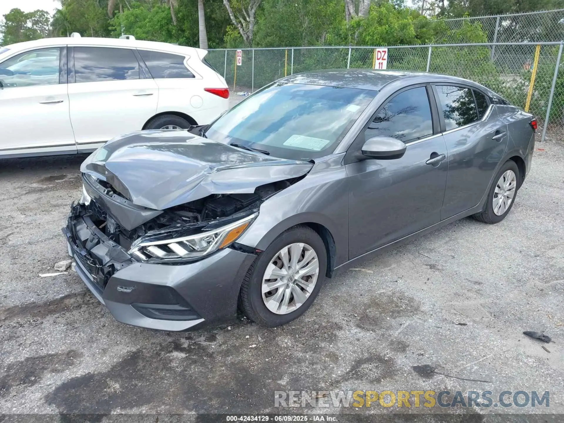 2 Photograph of a damaged car 3N1AB8BV6LY206345 NISSAN SENTRA 2020