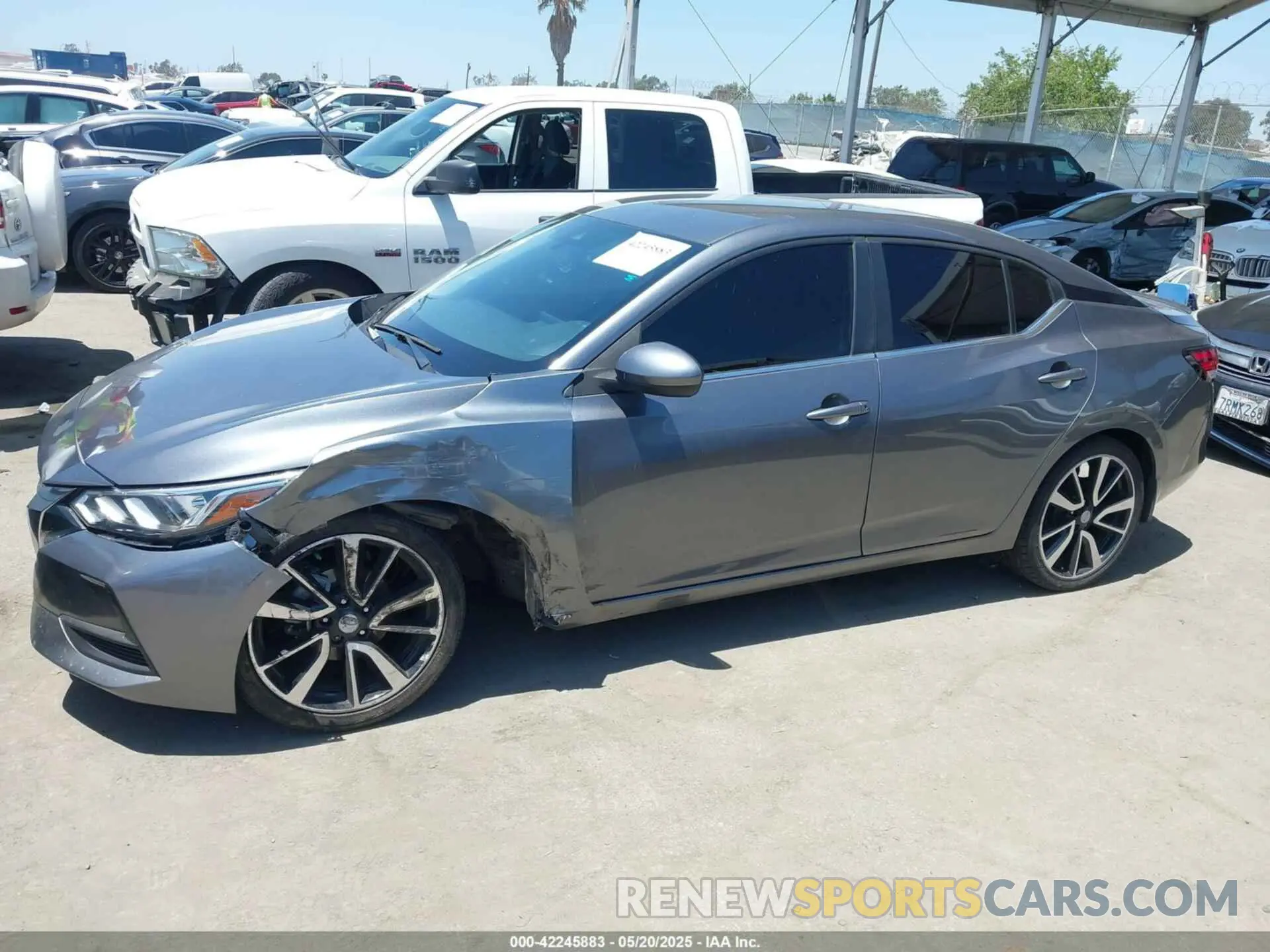 13 Фотография поврежденного автомобиля 3N1AB8BV6LY225509 NISSAN SENTRA 2020