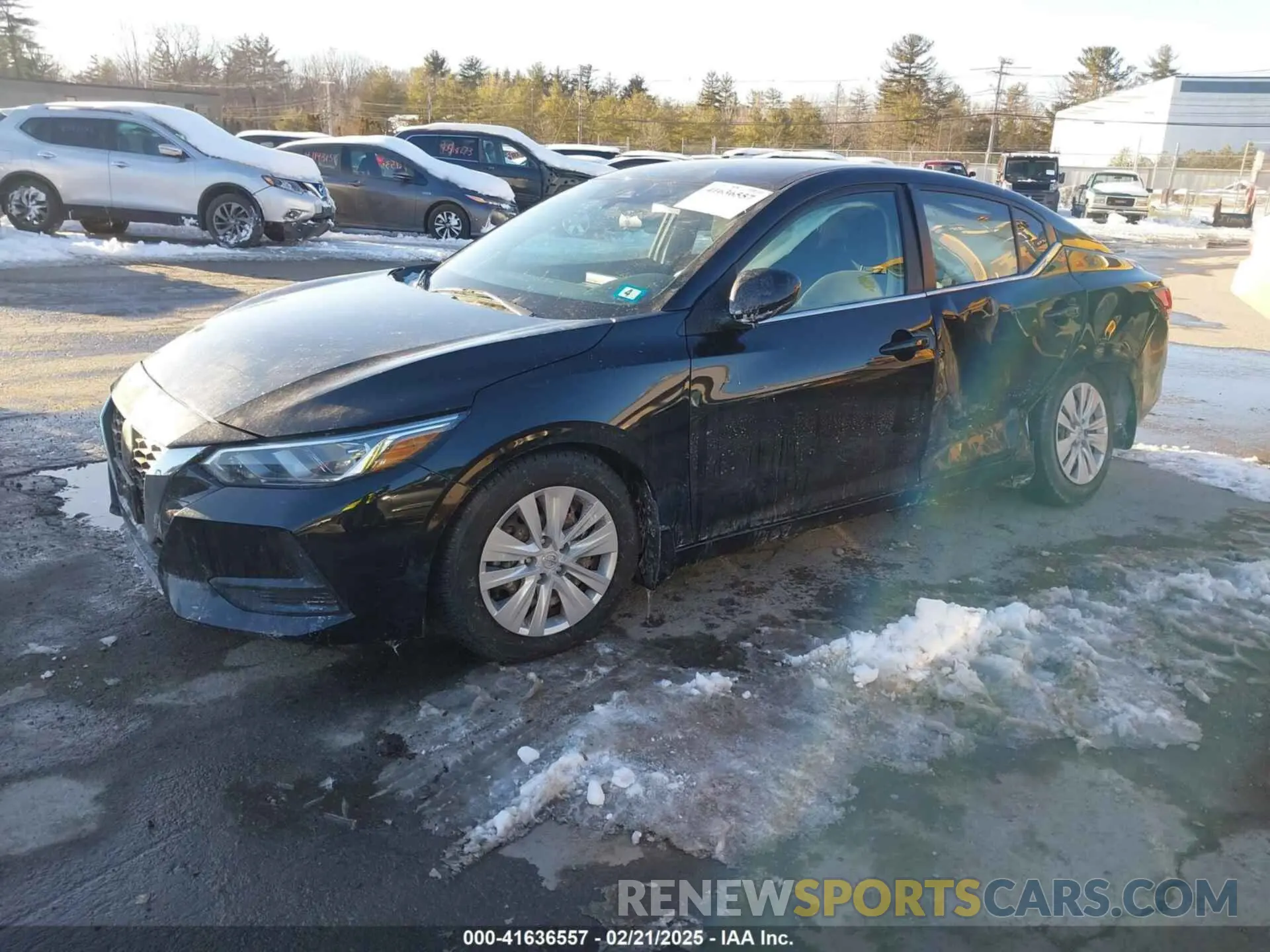 2 Photograph of a damaged car 3N1AB8BV6LY253925 NISSAN SENTRA 2020