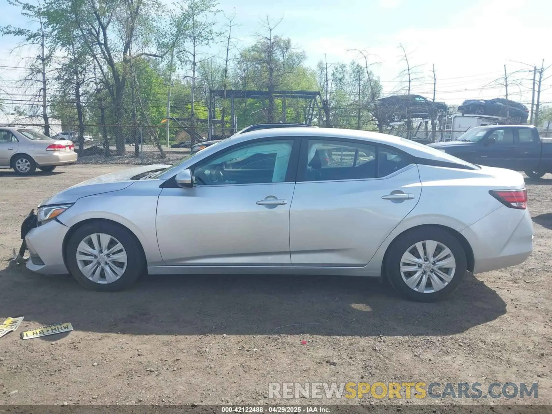 14 Photograph of a damaged car 3N1AB8BV6LY258378 NISSAN SENTRA 2020