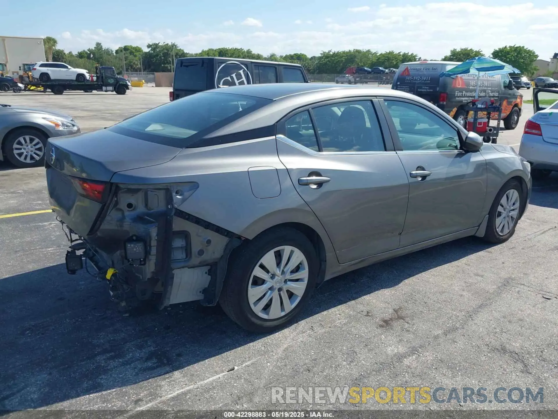 4 Photograph of a damaged car 3N1AB8BV6LY290330 NISSAN SENTRA 2020