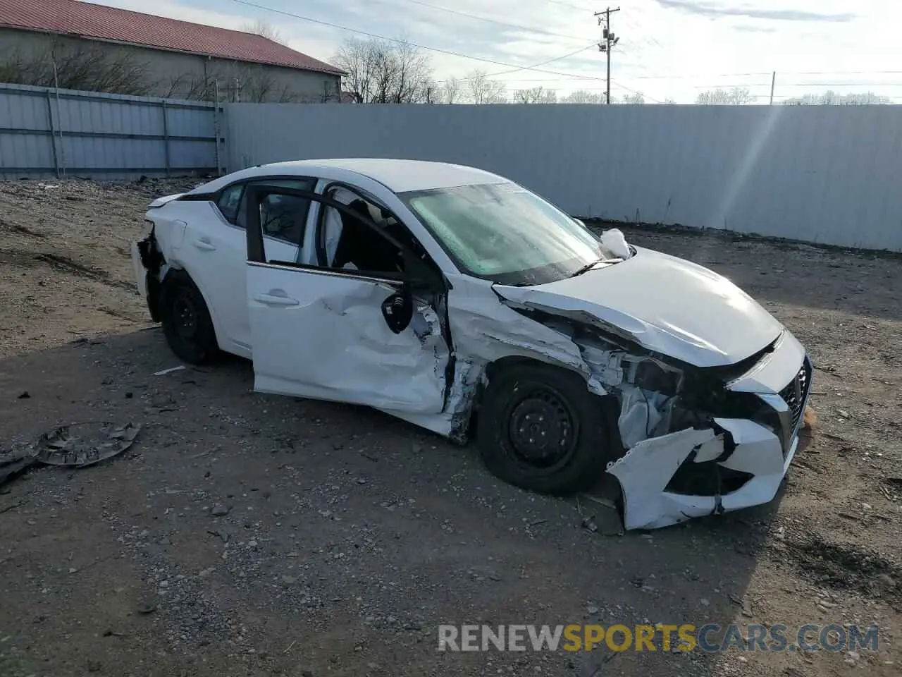 4 Photograph of a damaged car 3N1AB8BV6LY295236 NISSAN SENTRA 2020