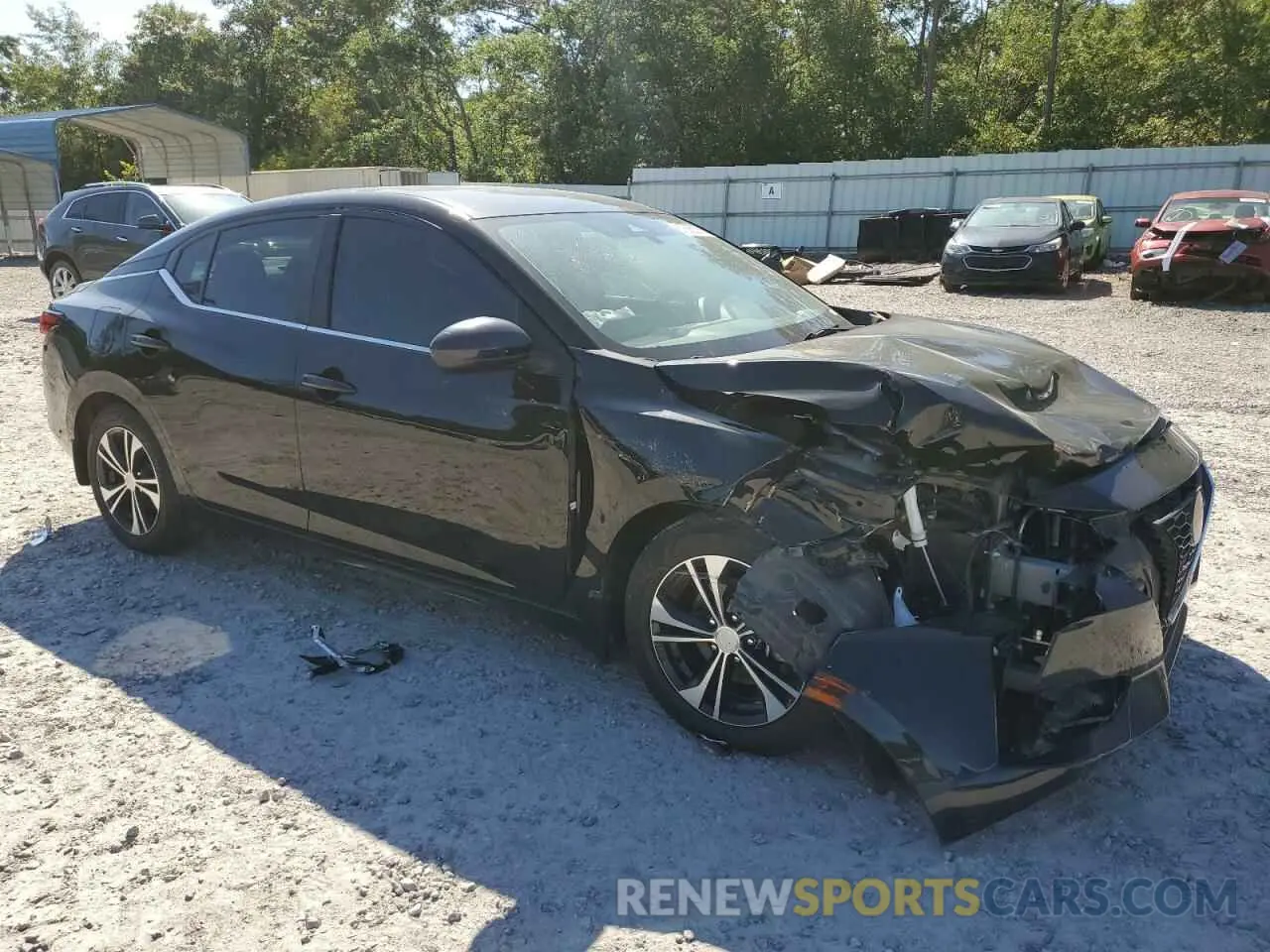 4 Photograph of a damaged car 3N1AB8BV7LY261225 NISSAN SENTRA 2020
