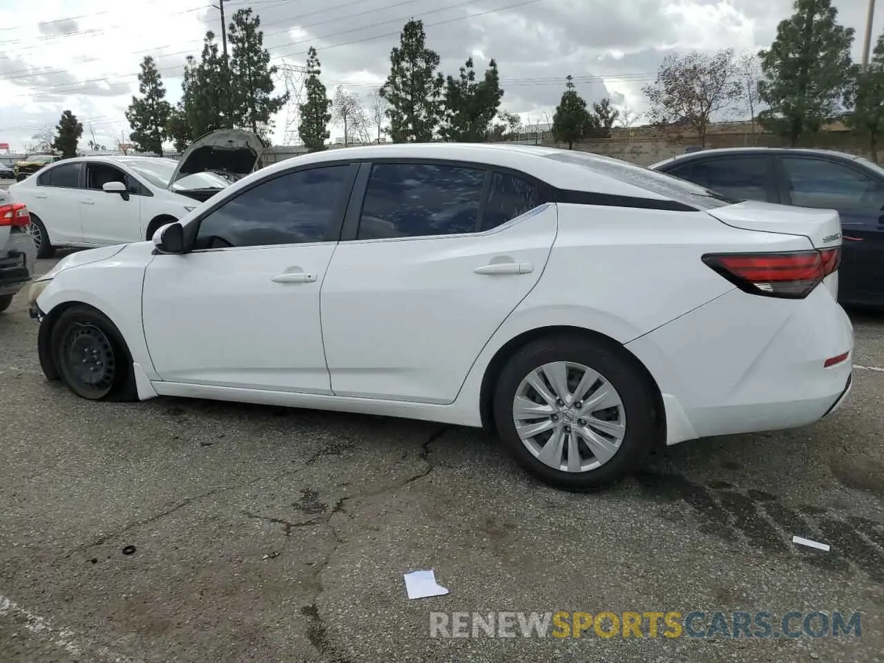 2 Photograph of a damaged car 3N1AB8BV7LY280129 NISSAN SENTRA 2020