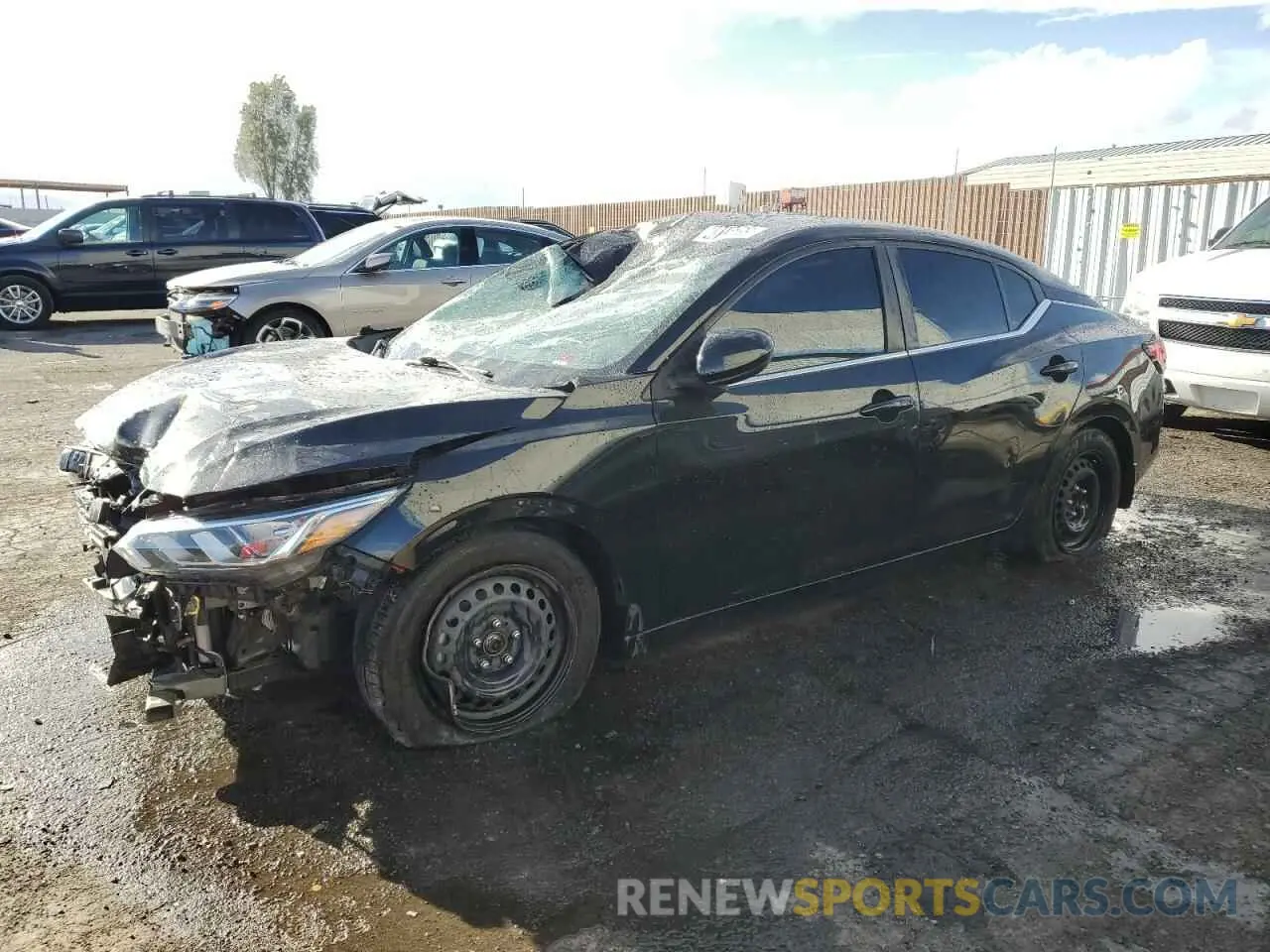 1 Photograph of a damaged car 3N1AB8BV8LY213149 NISSAN SENTRA 2020