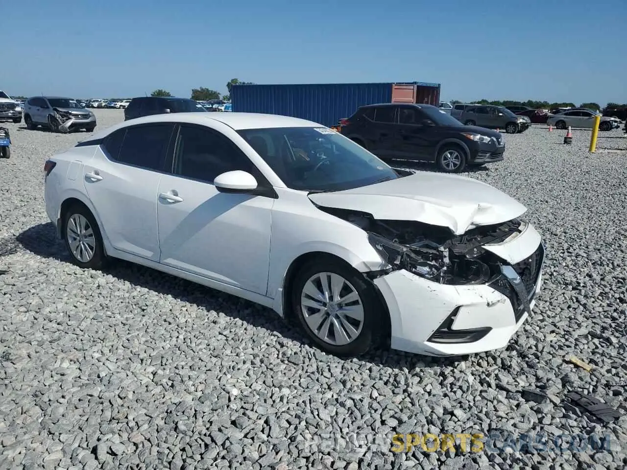 4 Photograph of a damaged car 3N1AB8BV8LY225298 NISSAN SENTRA 2020